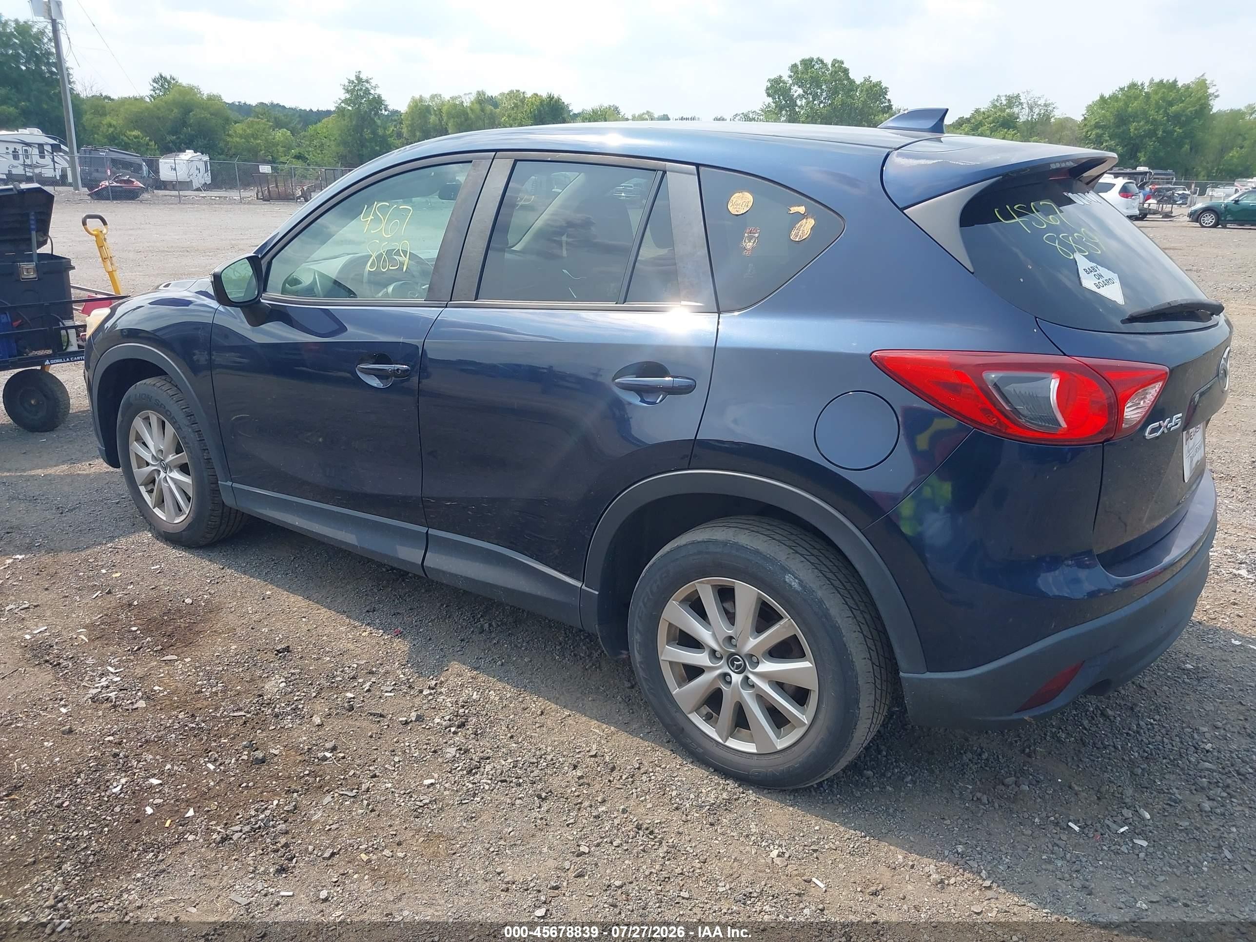 2015 Mazda Cx-5 Touring Синий vin: JM3KE2CY3F0522936