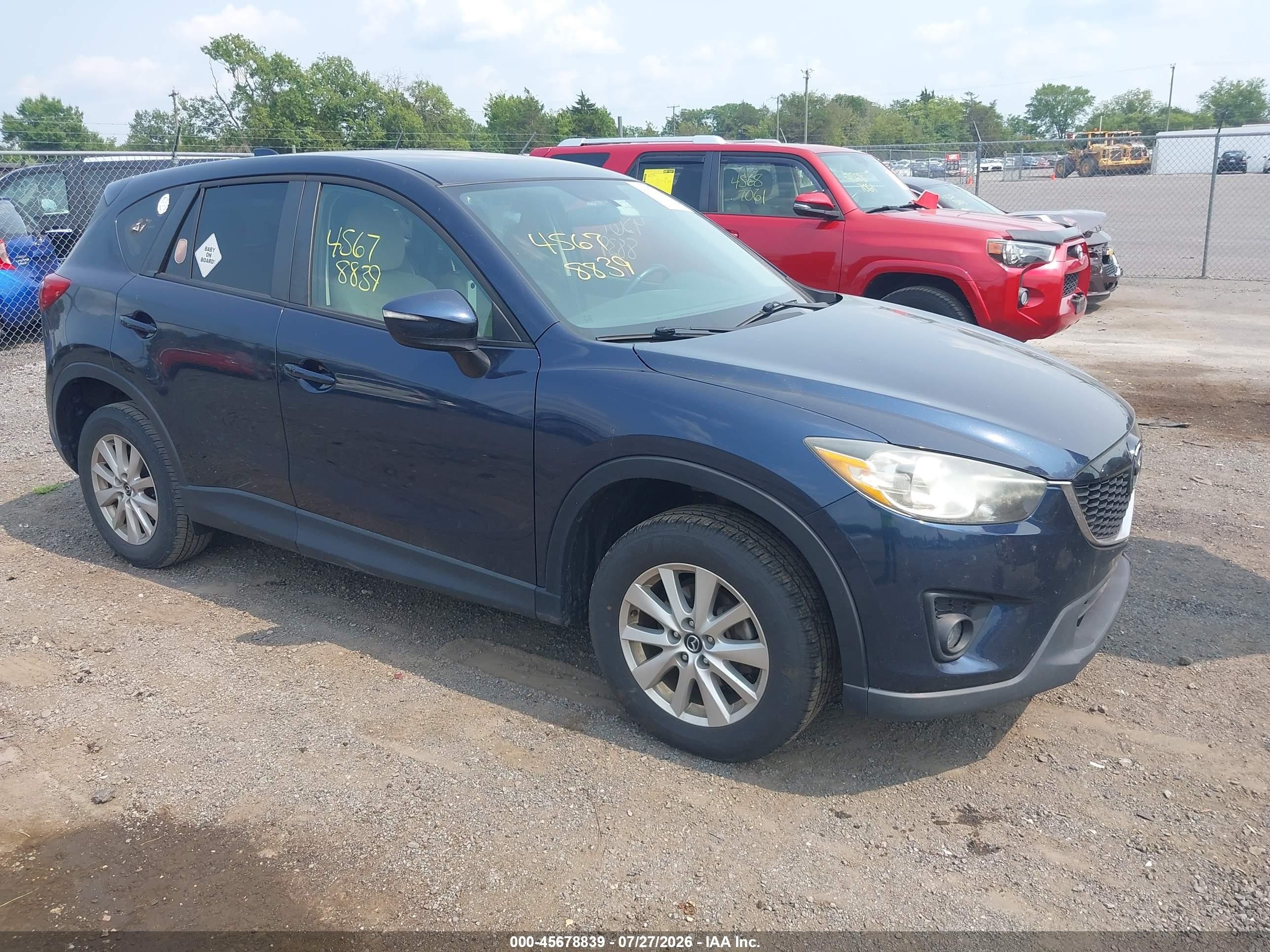 2015 Mazda Cx-5 Touring Синий vin: JM3KE2CY3F0522936