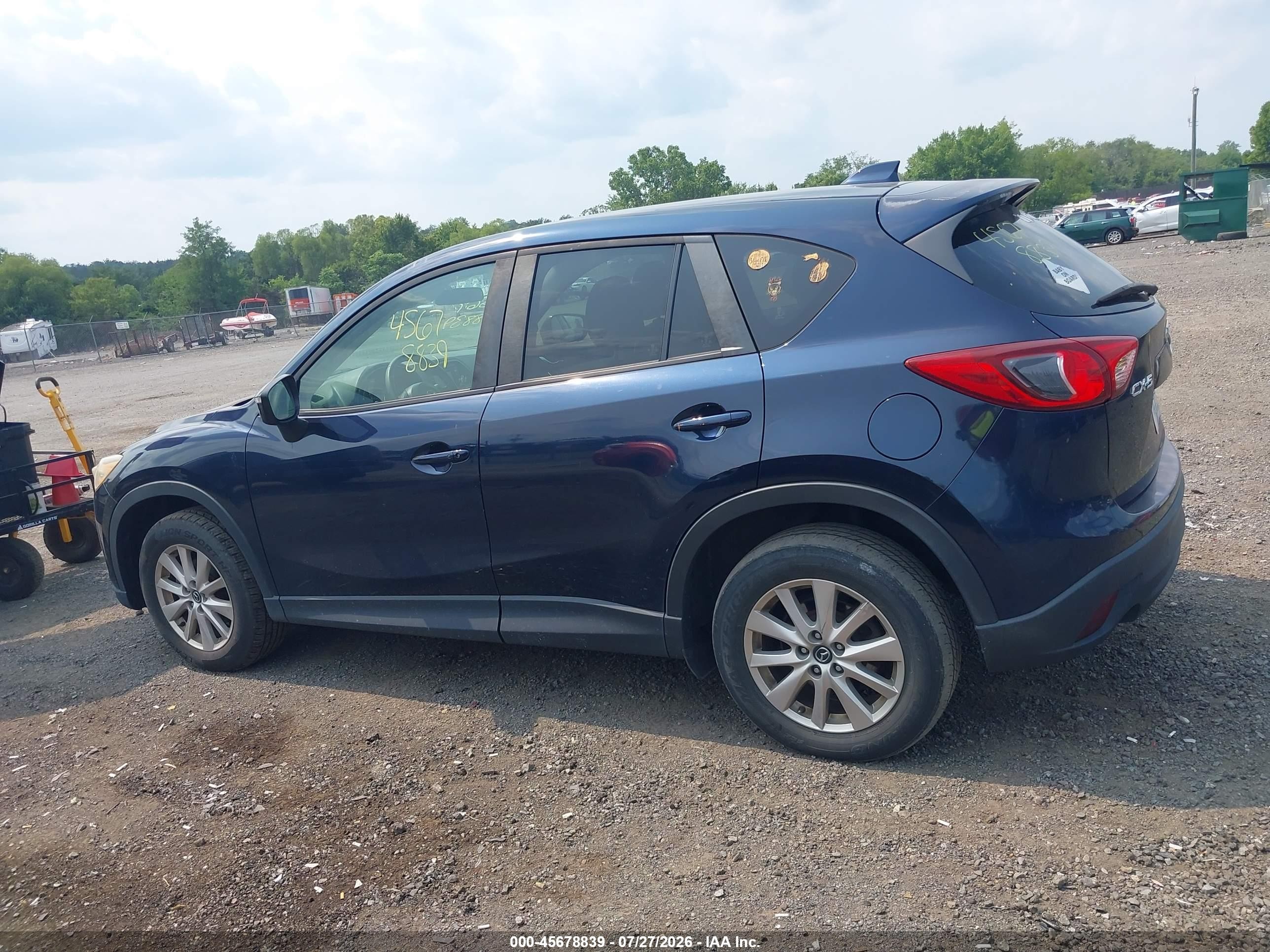 2015 Mazda Cx-5 Touring Синий vin: JM3KE2CY3F0522936