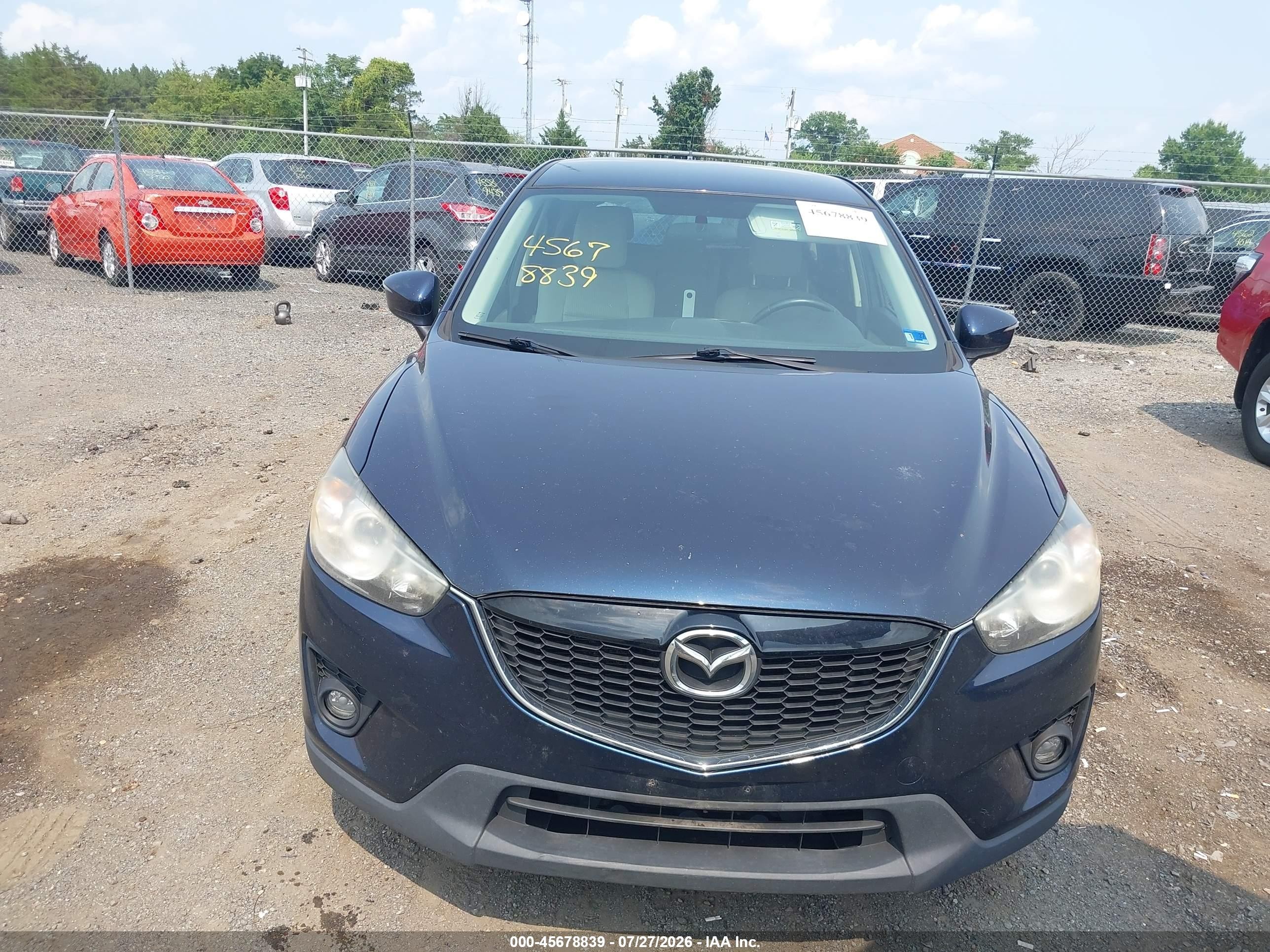 2015 Mazda Cx-5 Touring Синий vin: JM3KE2CY3F0522936