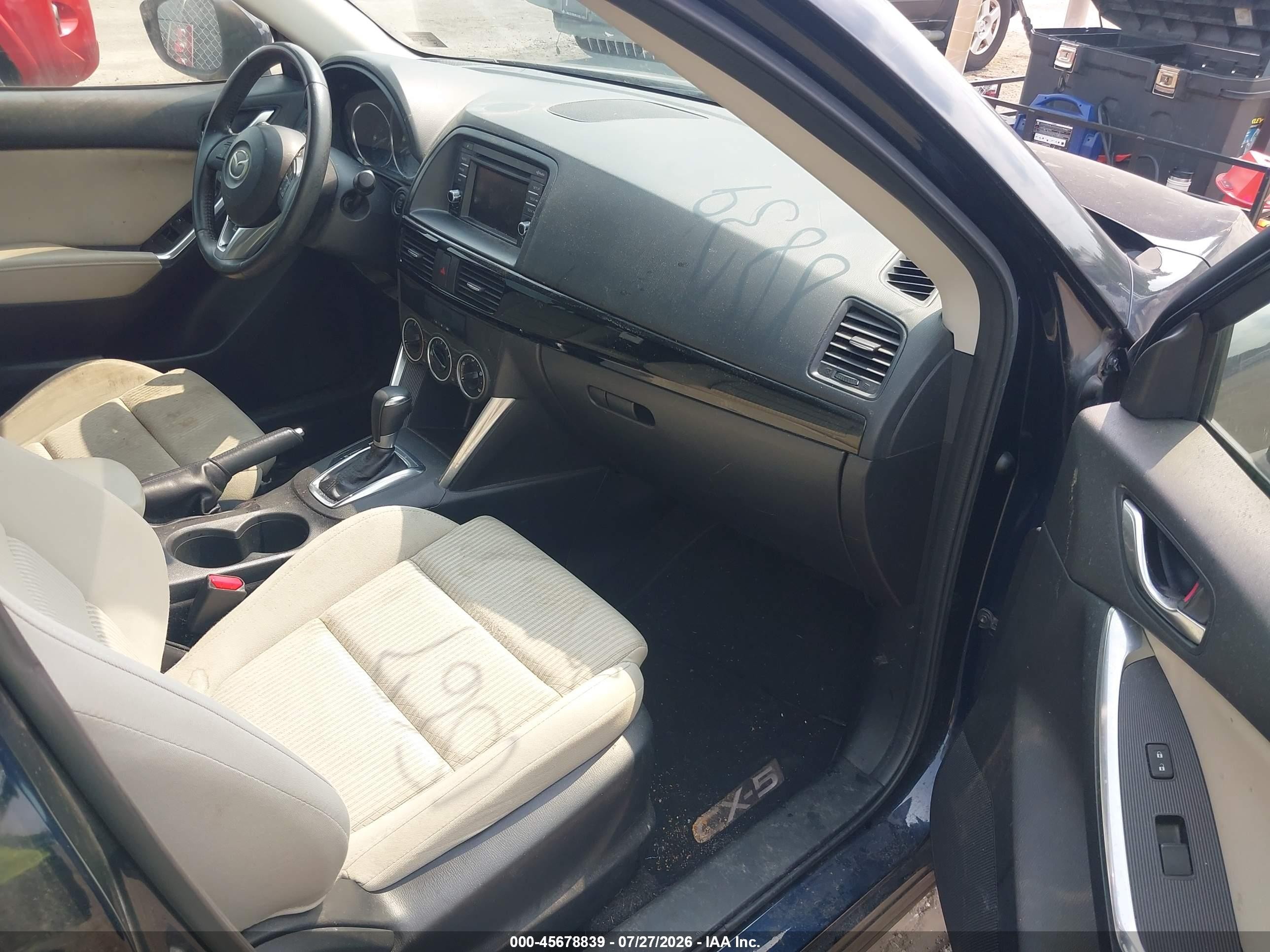 2015 Mazda Cx-5 Touring Синий vin: JM3KE2CY3F0522936