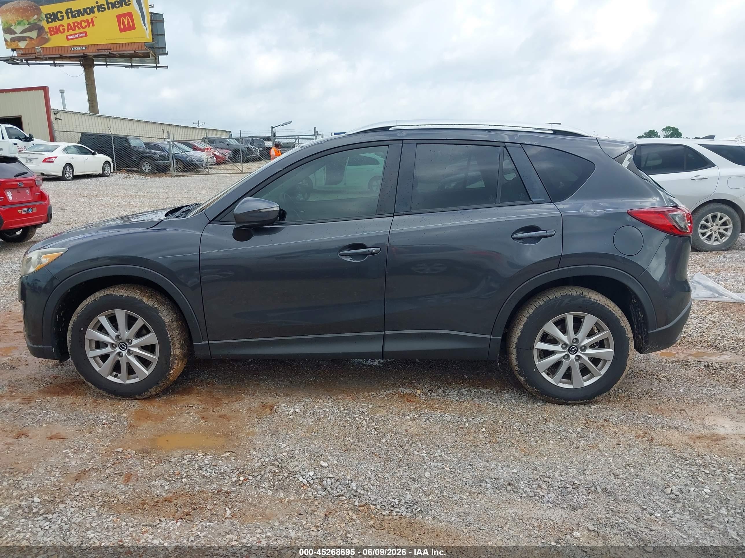 2015 Mazda Cx-5 Touring Gray vin: JM3KE2CY3F0529594