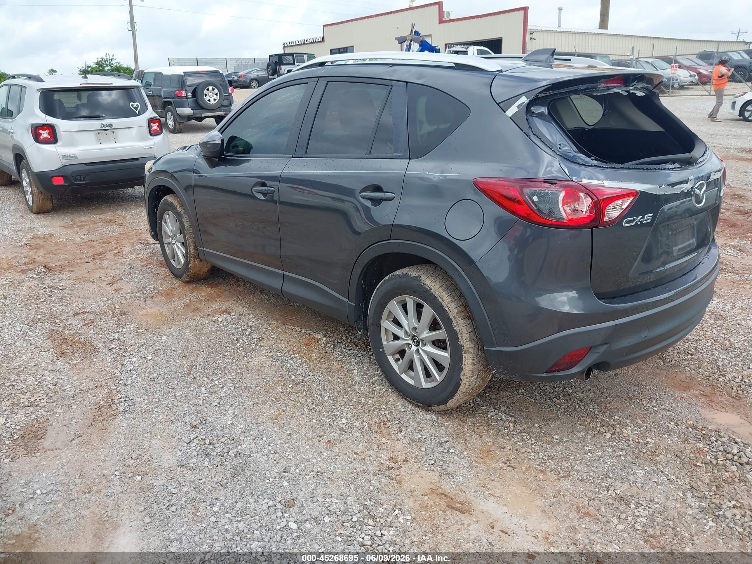 2015 Mazda Cx-5 Touring Gray vin: JM3KE2CY3F0529594