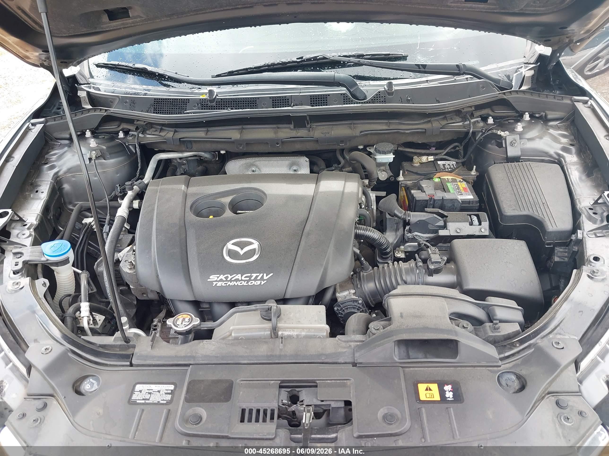 2015 Mazda Cx-5 Touring Gray vin: JM3KE2CY3F0529594