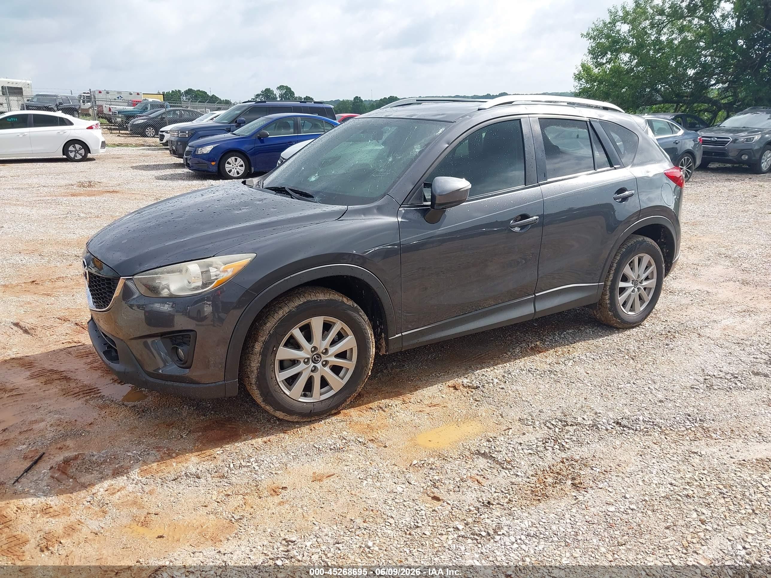 2015 Mazda Cx-5 Touring Gray vin: JM3KE2CY3F0529594