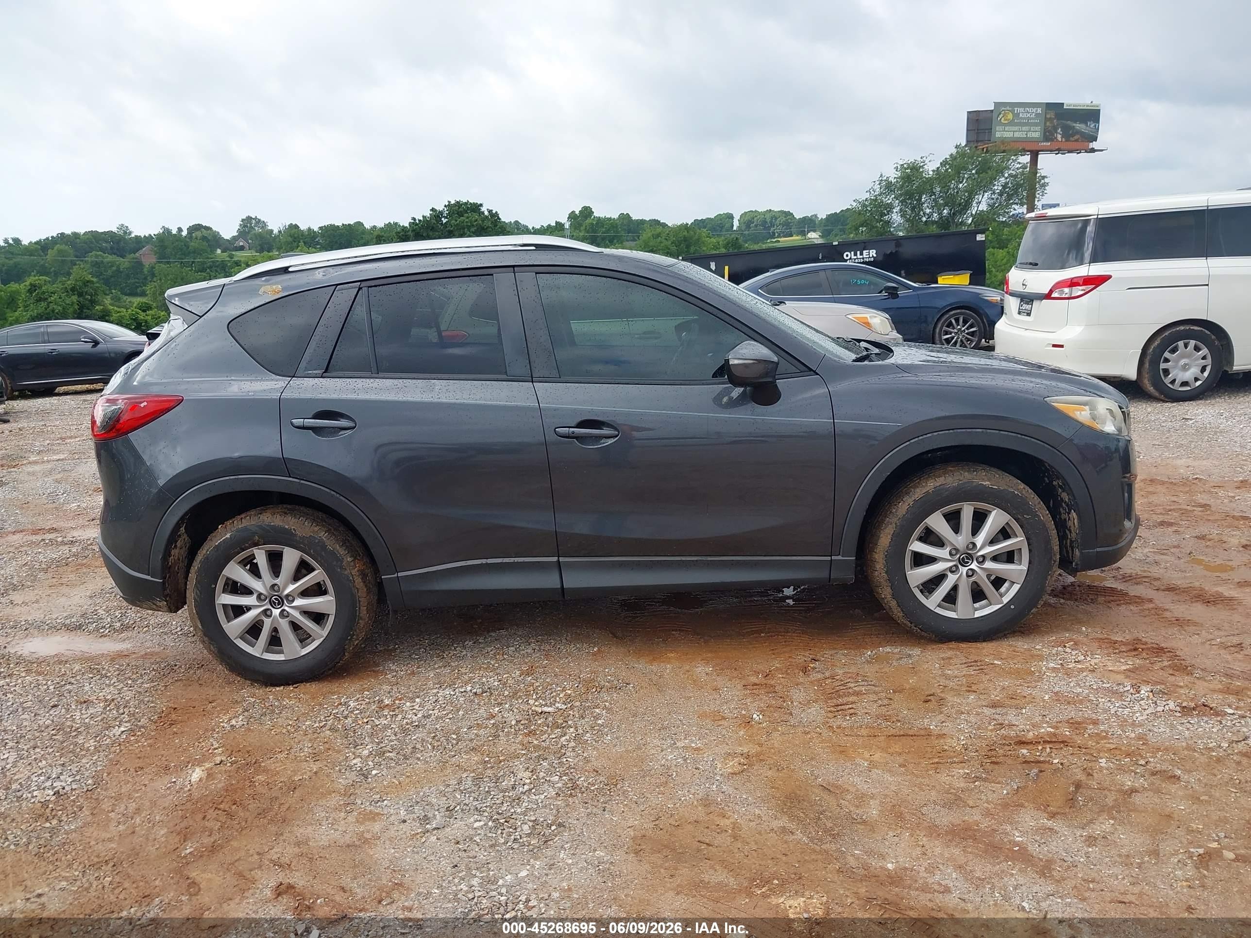 2015 Mazda Cx-5 Touring Gray vin: JM3KE2CY3F0529594