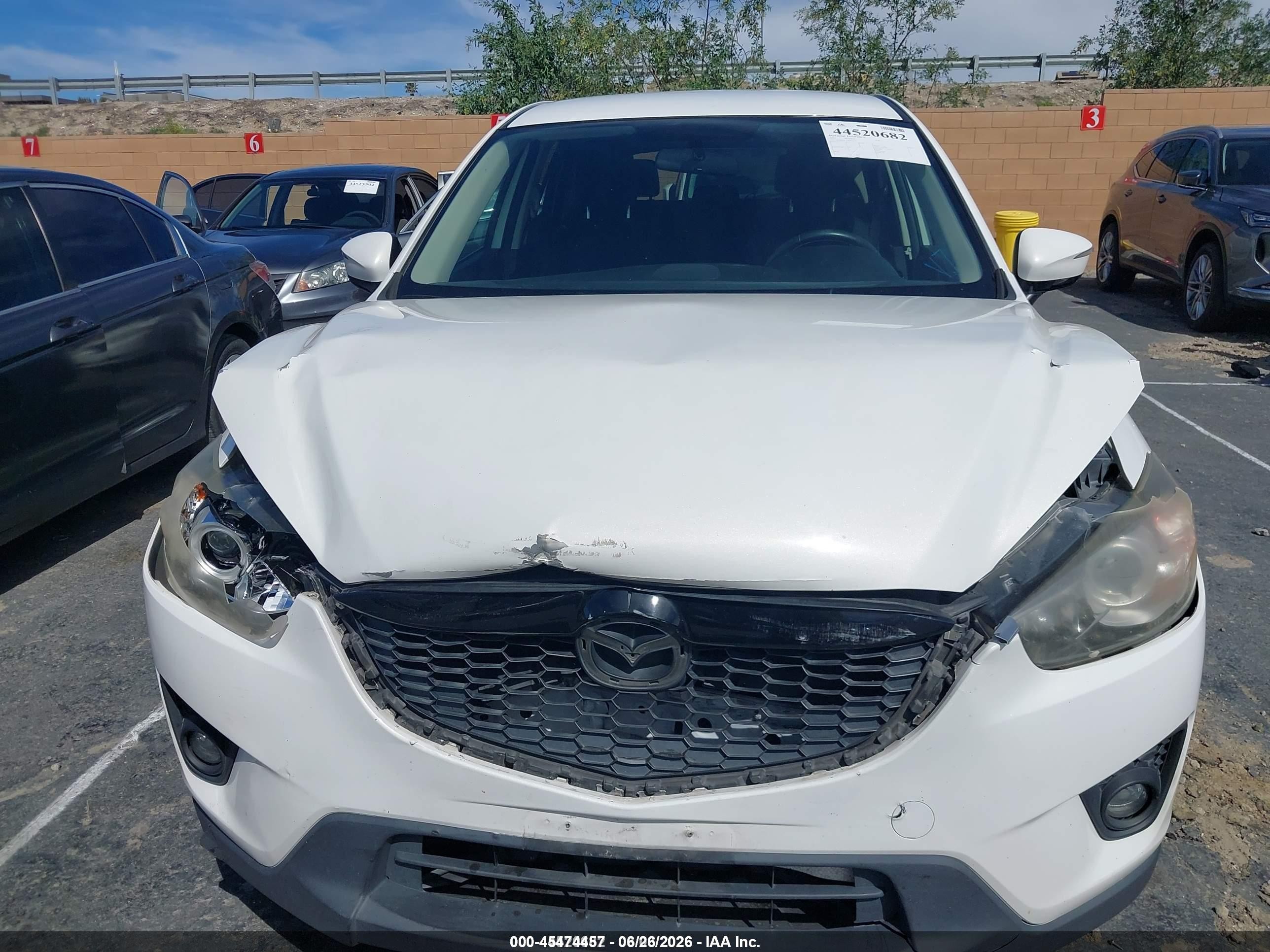 2015 Mazda Cx-5 Touring White vin: JM3KE2CY3F0551532