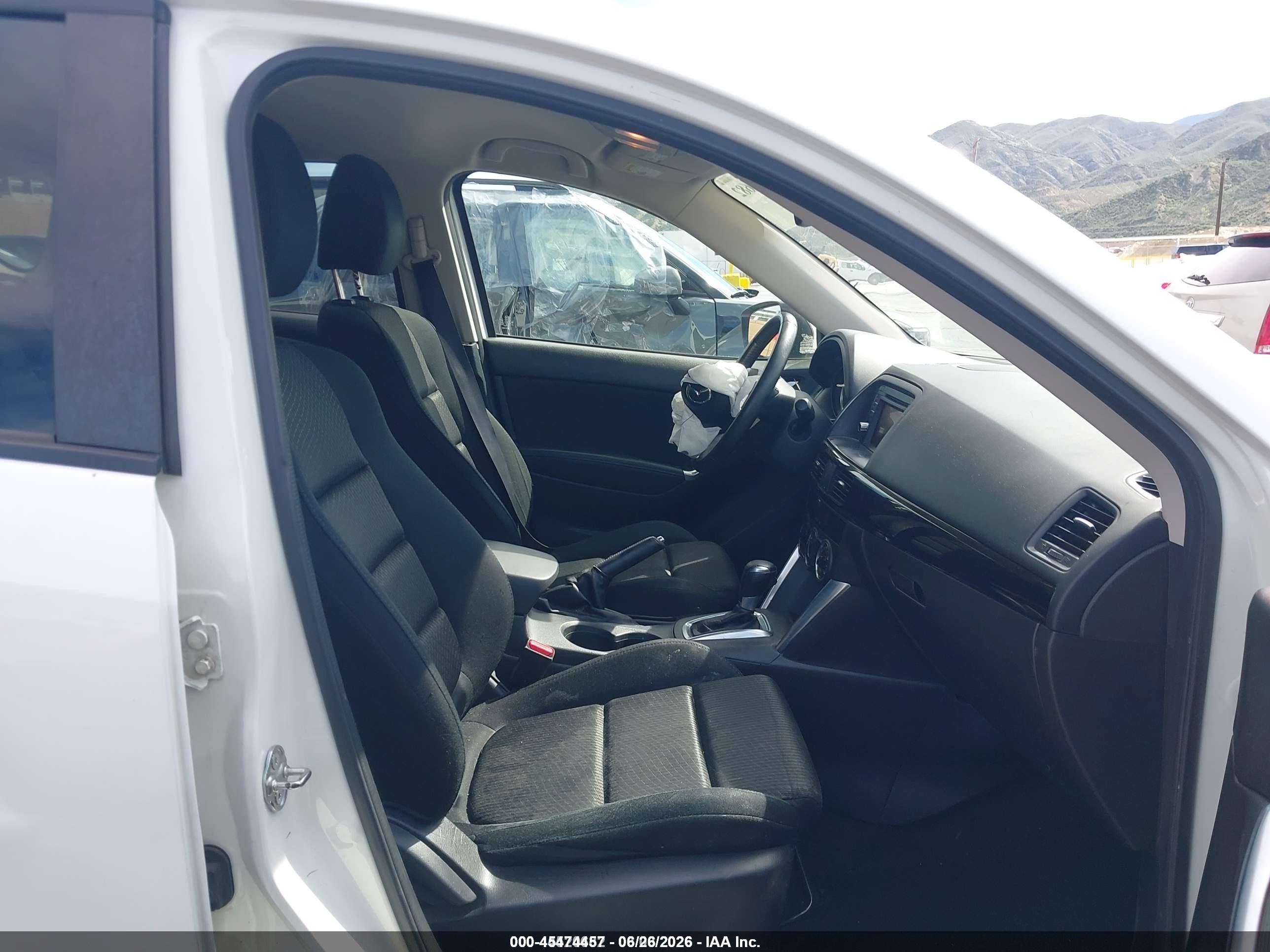 2015 Mazda Cx-5 Touring White vin: JM3KE2CY3F0551532