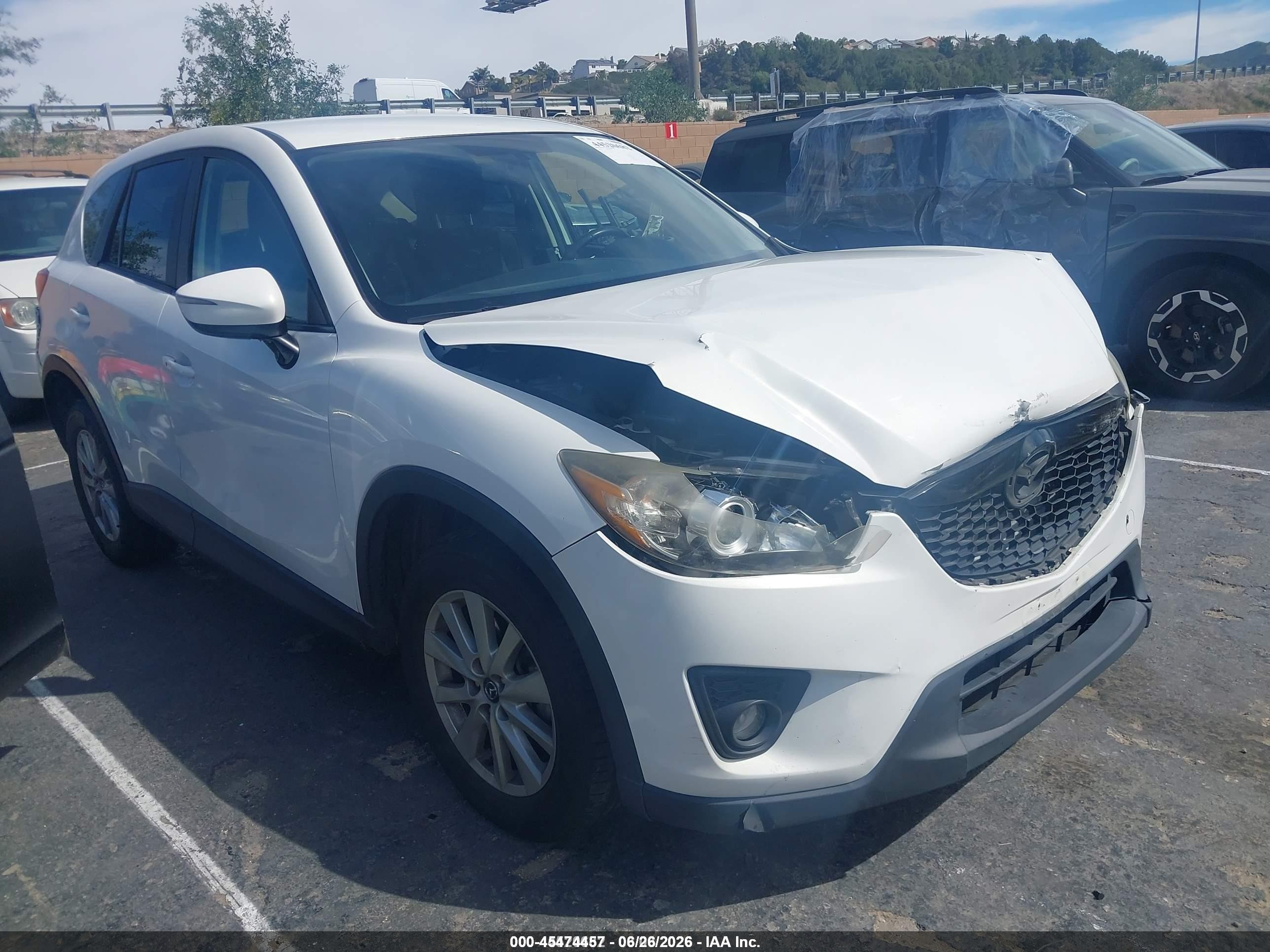 2015 Mazda Cx-5 Touring White vin: JM3KE2CY3F0551532