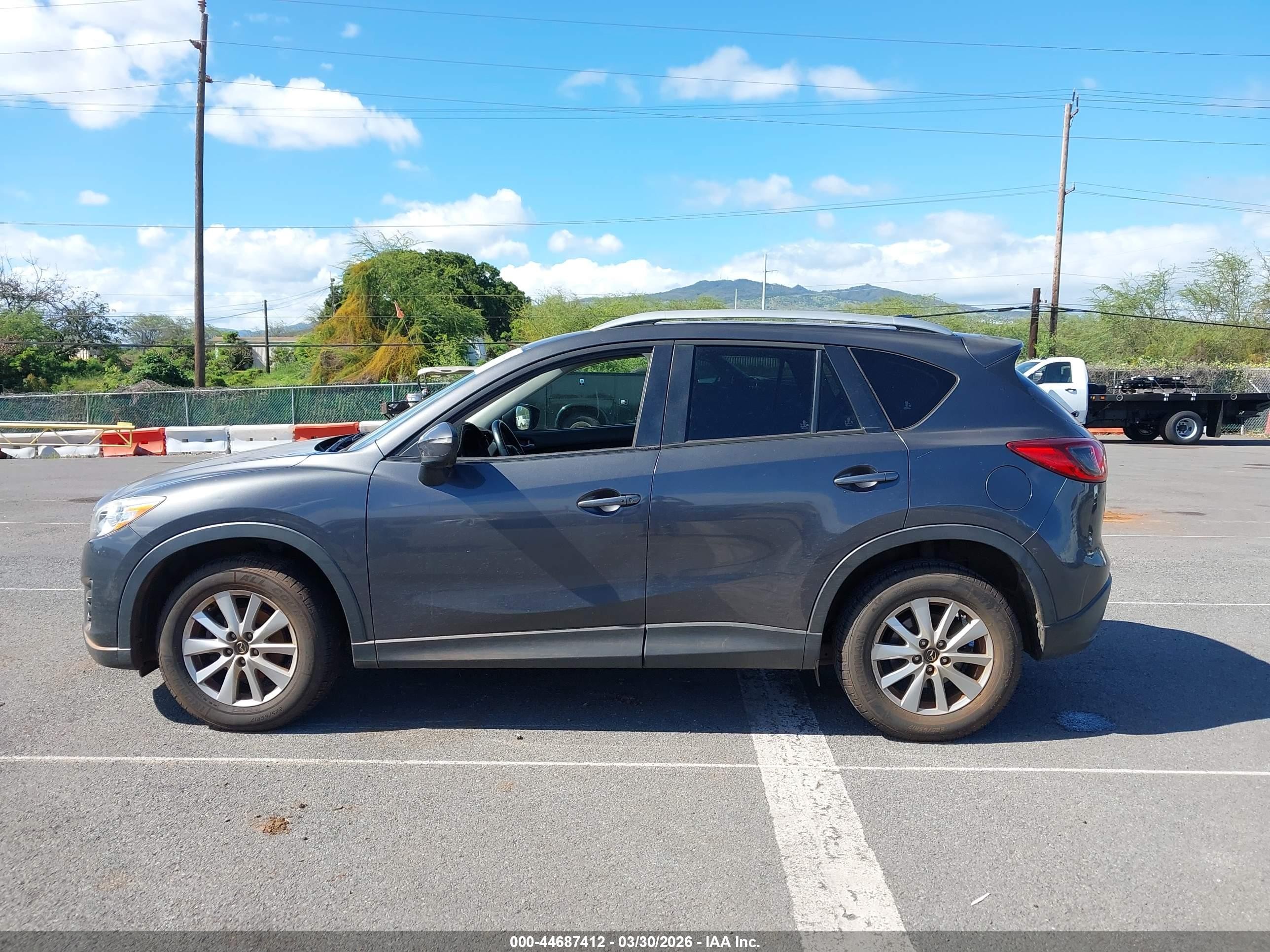 2016 Mazda Cx-5 Touring Gray vin: JM3KE2CY3G0896173