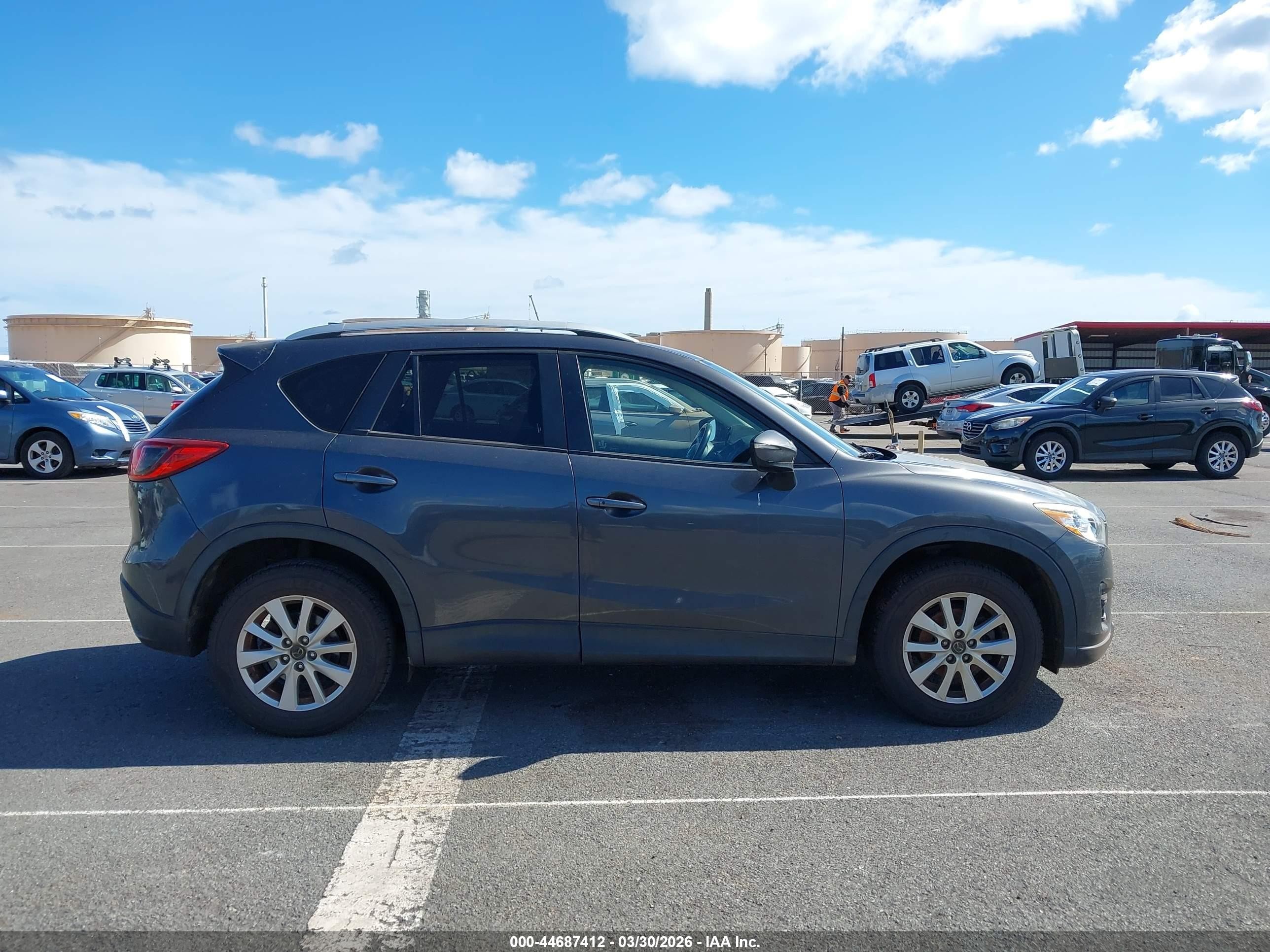 2016 Mazda Cx-5 Touring Gray vin: JM3KE2CY3G0896173