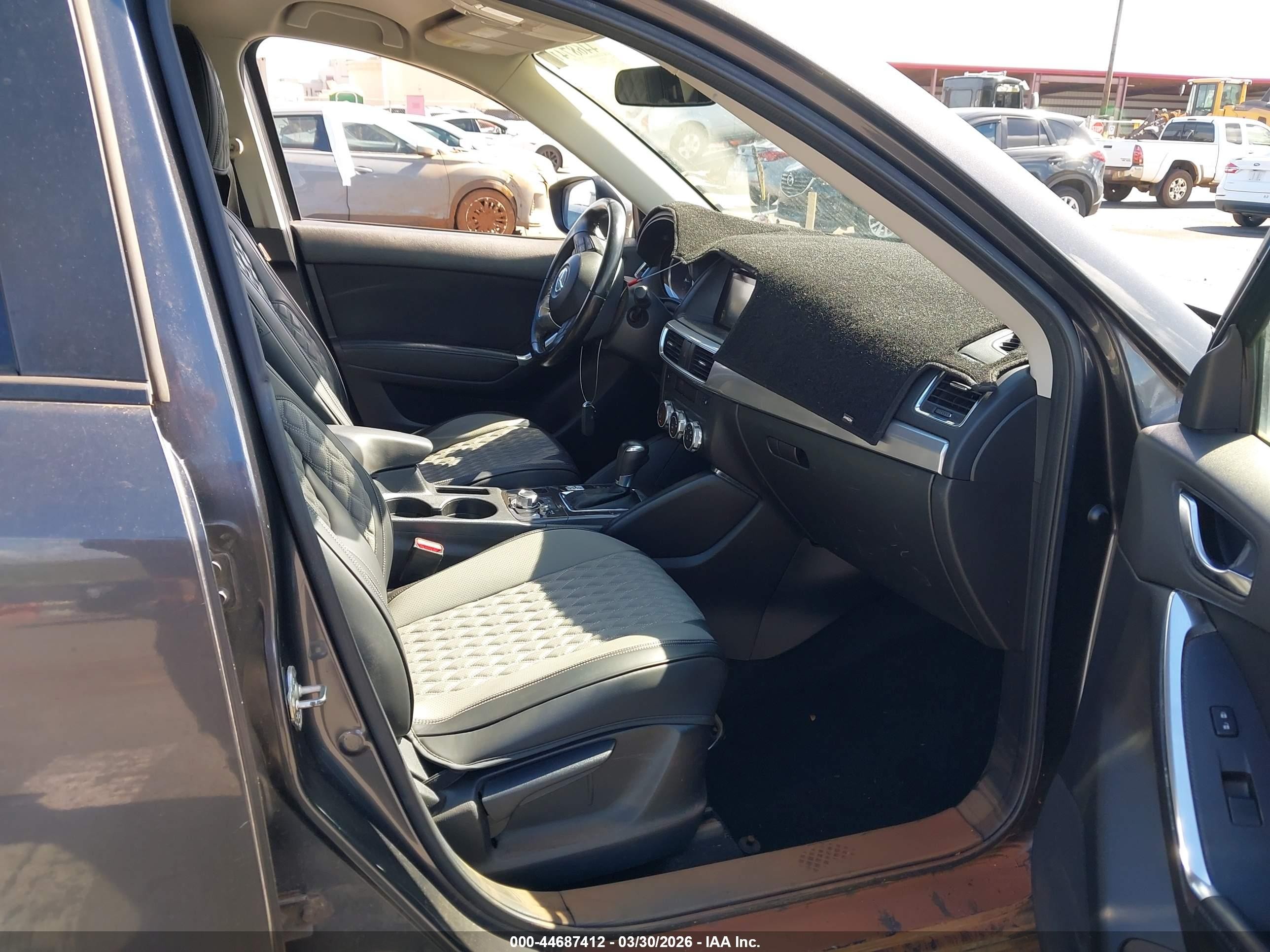2016 Mazda Cx-5 Touring Gray vin: JM3KE2CY3G0896173