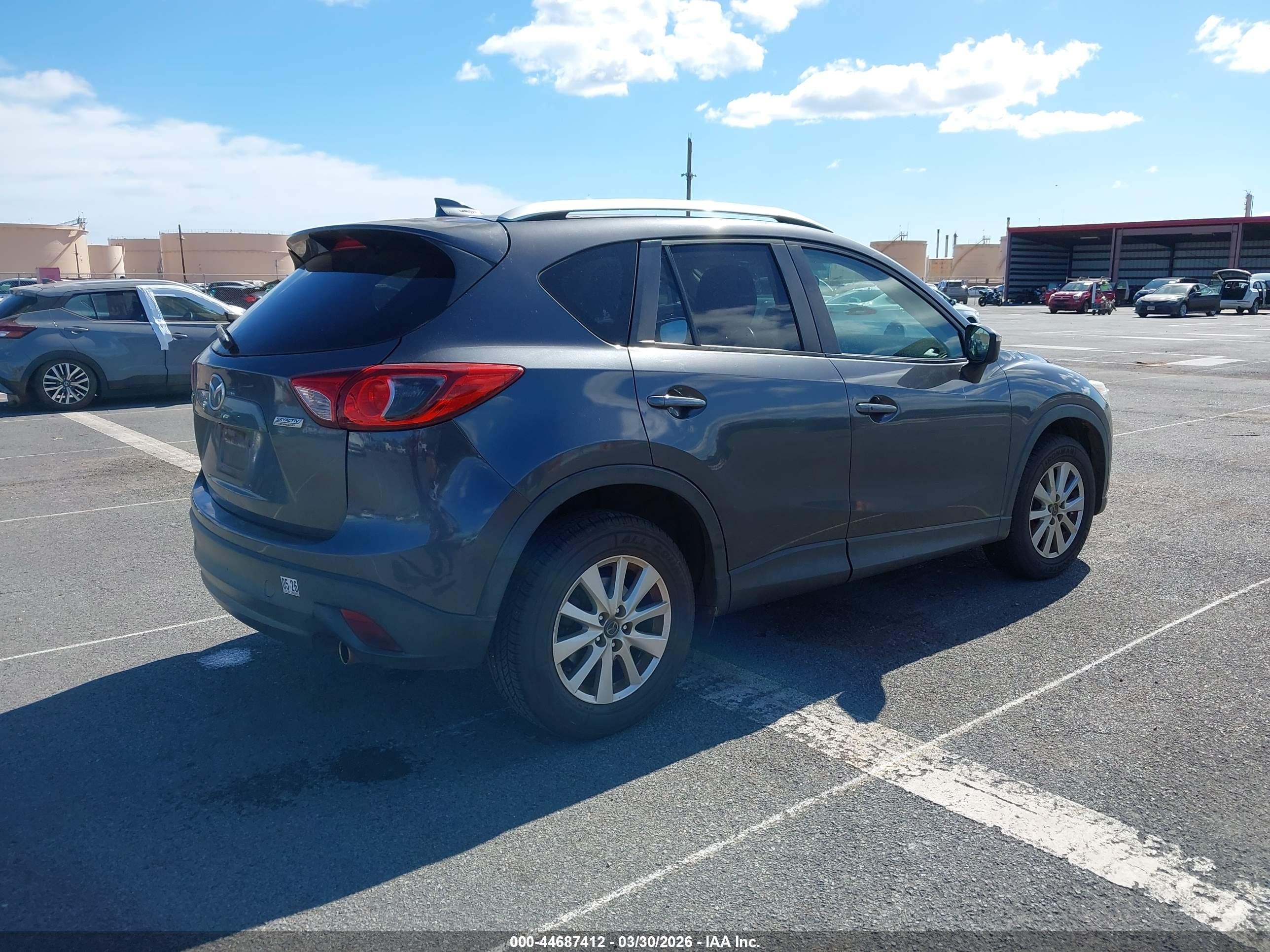2016 Mazda Cx-5 Touring Gray vin: JM3KE2CY3G0896173