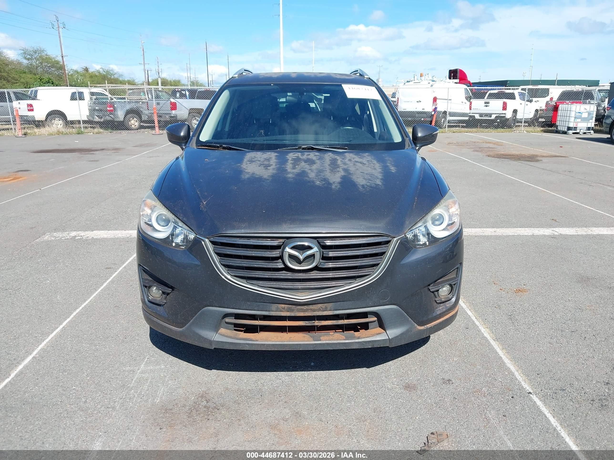 2016 Mazda Cx-5 Touring Gray vin: JM3KE2CY3G0896173