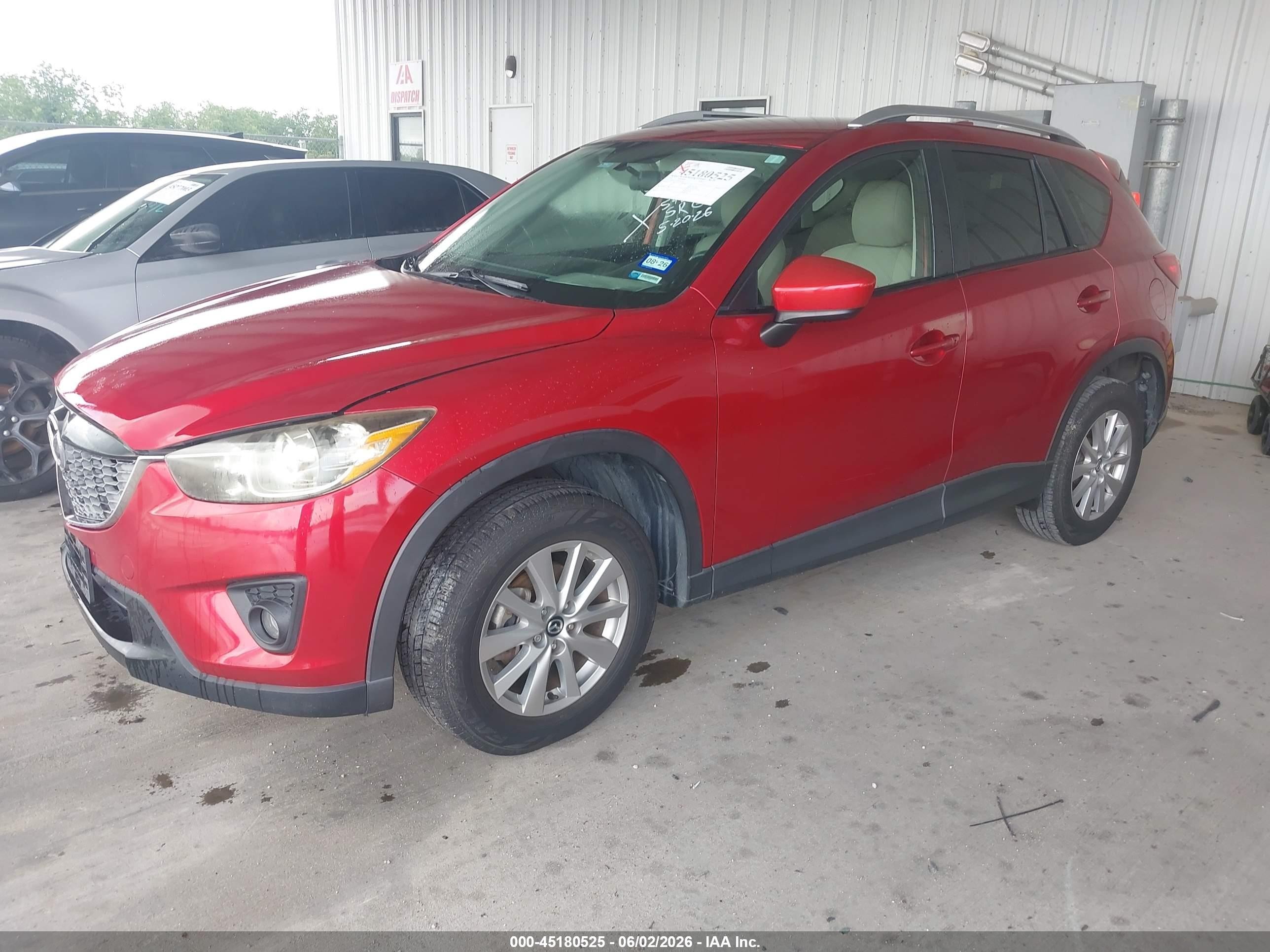 2014 Mazda Cx-5 Touring Red vin: JM3KE2CY4E0418213