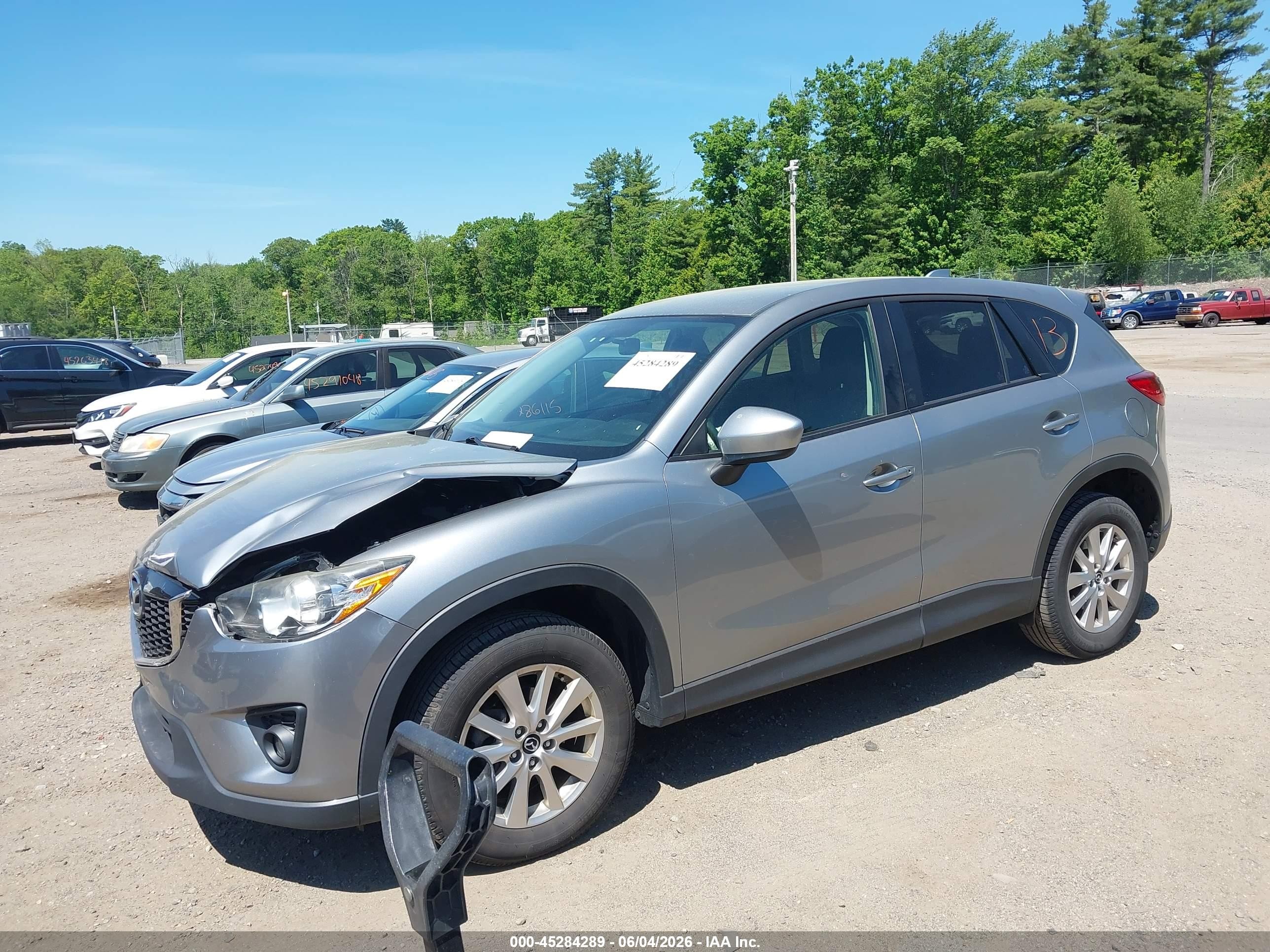 2014 Mazda Cx-5 Touring Silver vin: JM3KE2CY4E0422567