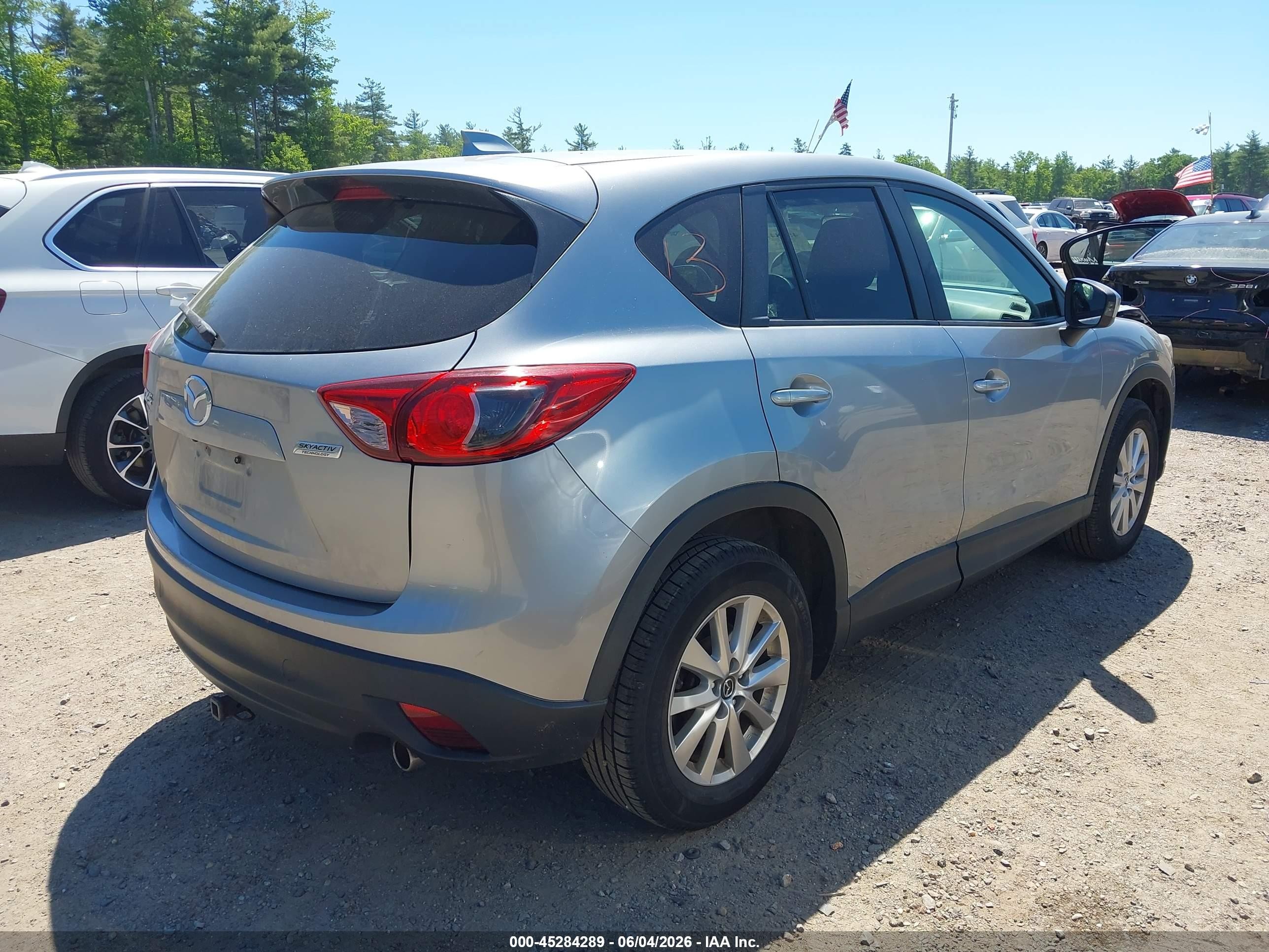 2014 Mazda Cx-5 Touring Silver vin: JM3KE2CY4E0422567