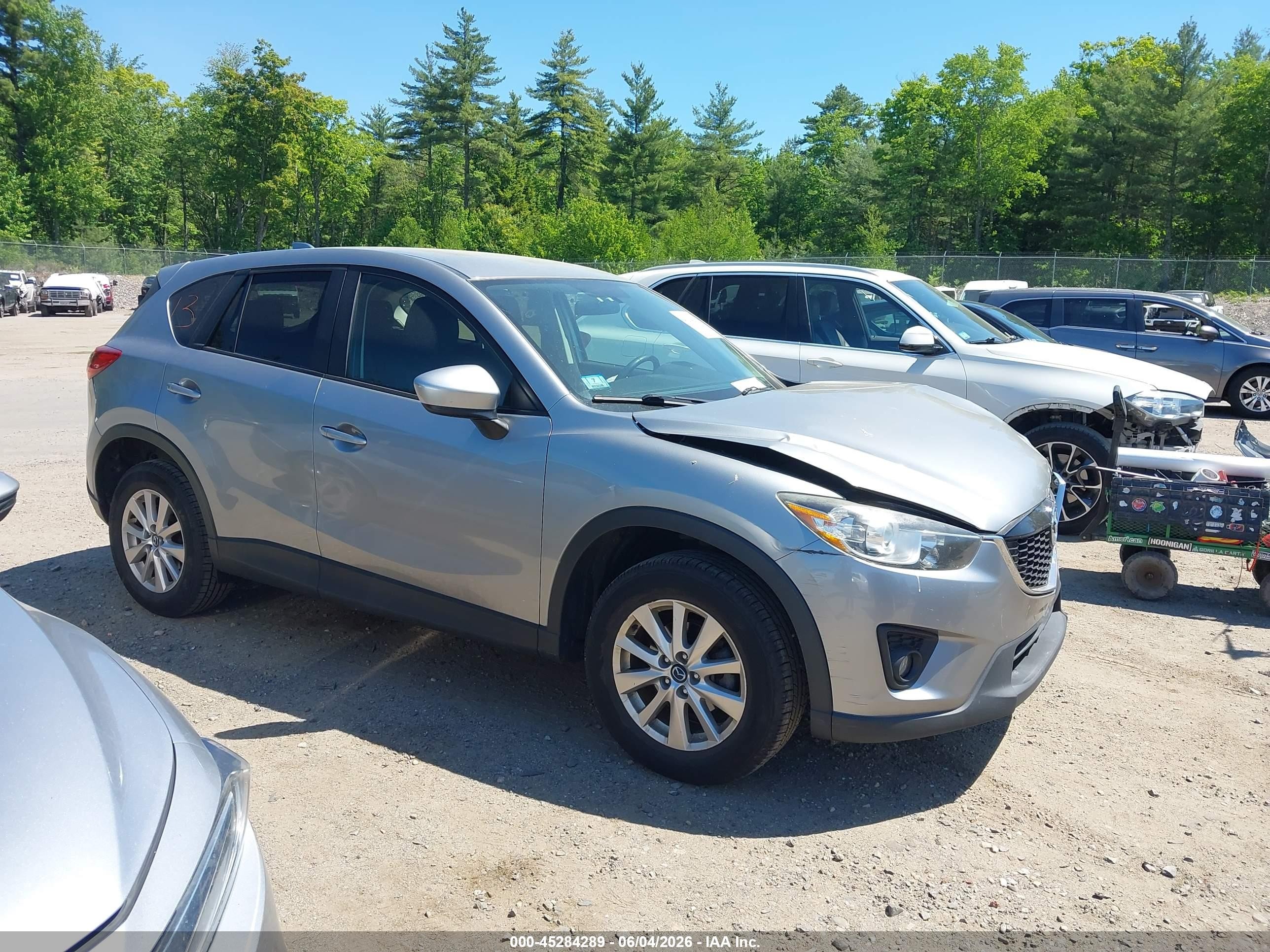 2014 Mazda Cx-5 Touring Silver vin: JM3KE2CY4E0422567