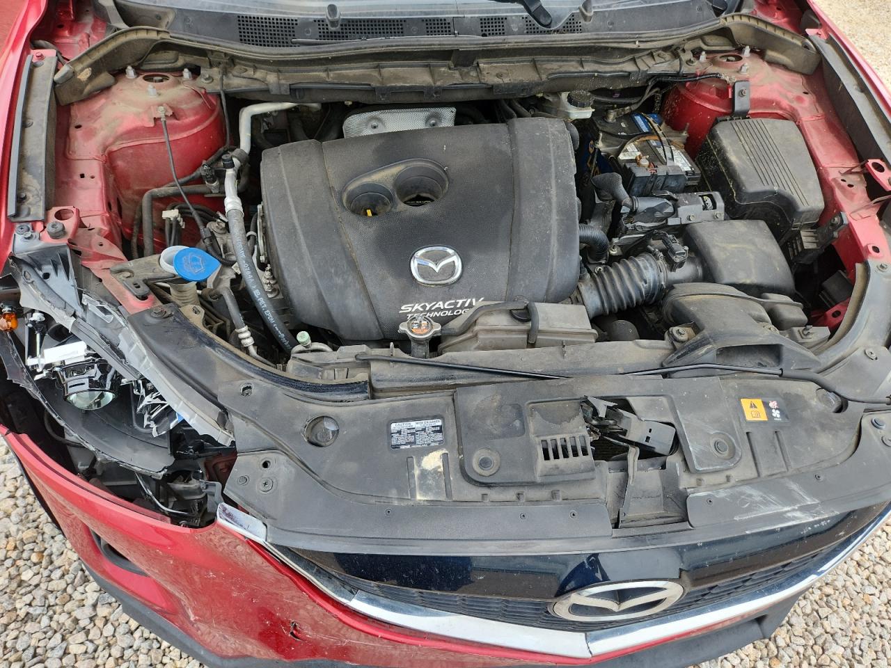 2015 Mazda Cx-5 Touring Red vin: JM3KE2CY4F0493365