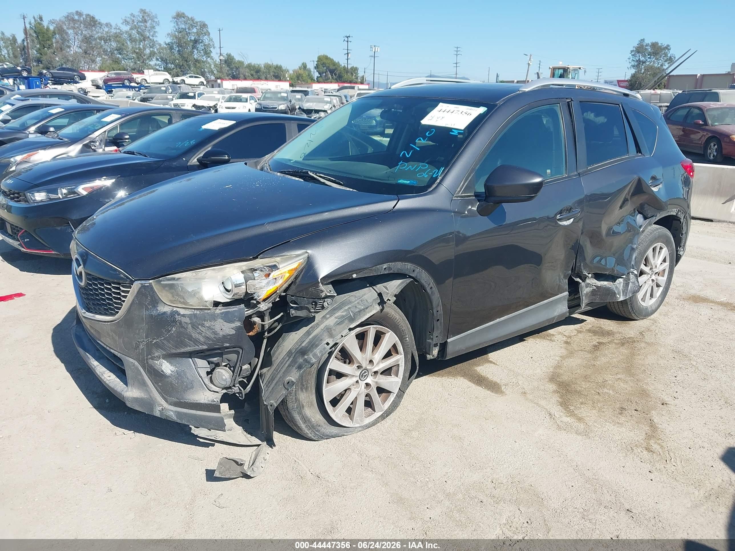 2014 Mazda Cx-5 Touring Gray vin: JM3KE2CY5E0332991