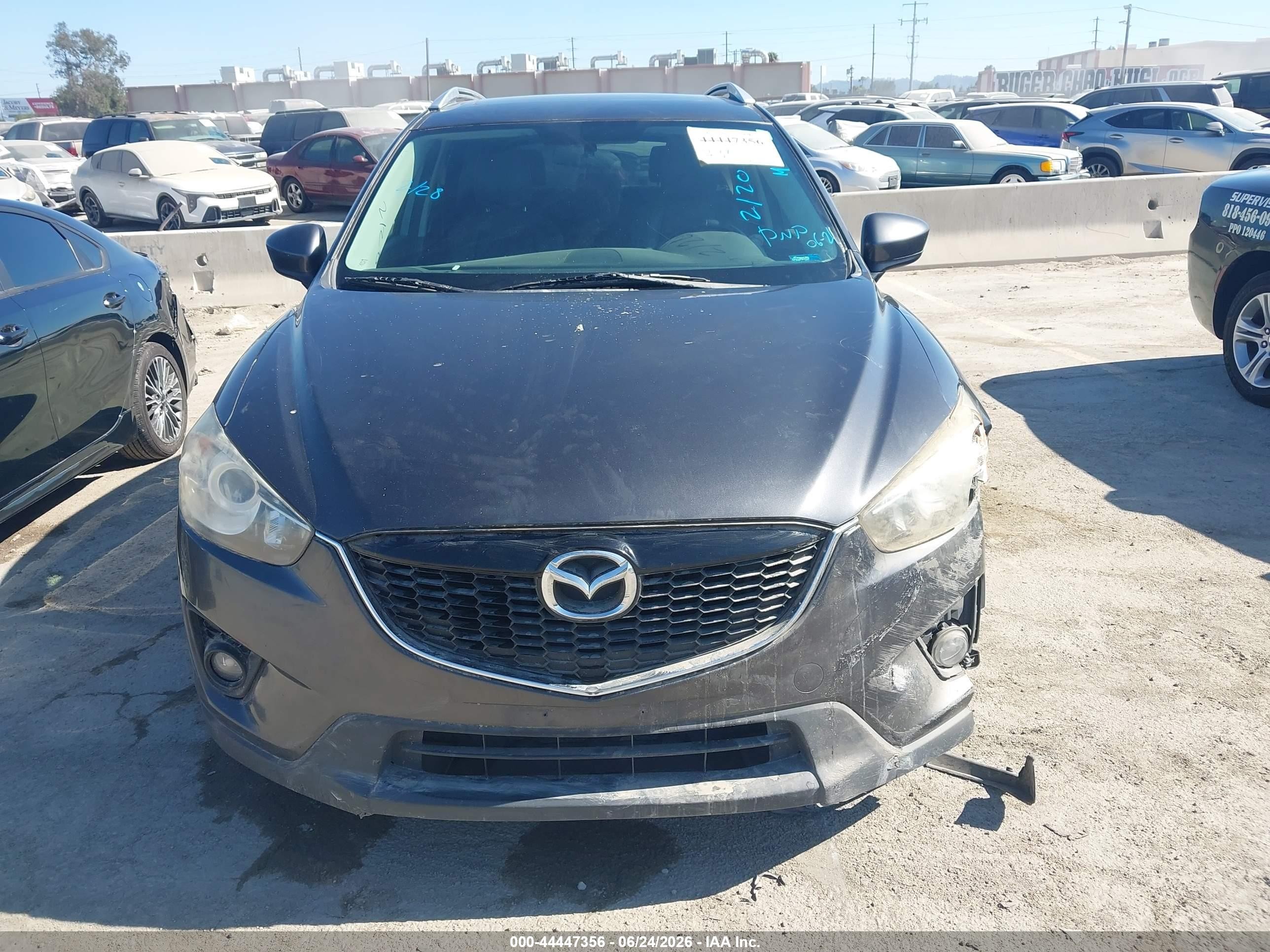 2014 Mazda Cx-5 Touring Gray vin: JM3KE2CY5E0332991