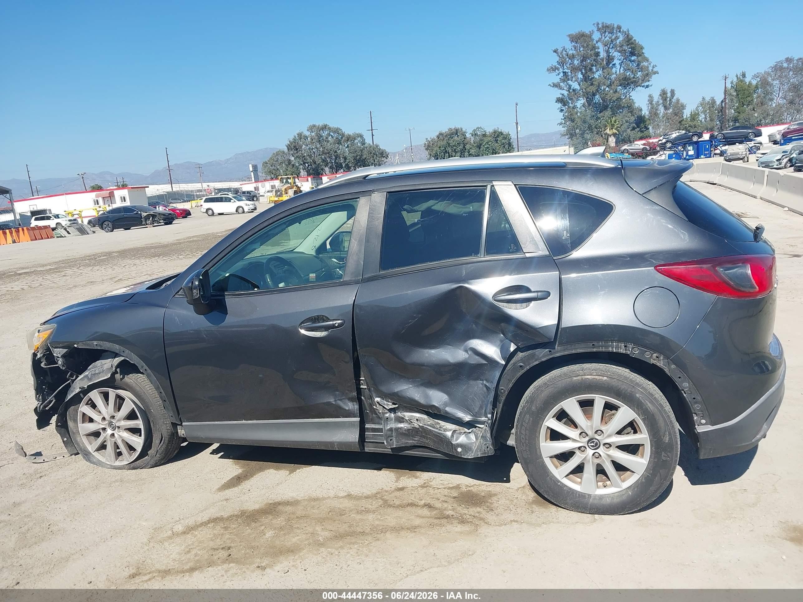 2014 Mazda Cx-5 Touring Gray vin: JM3KE2CY5E0332991