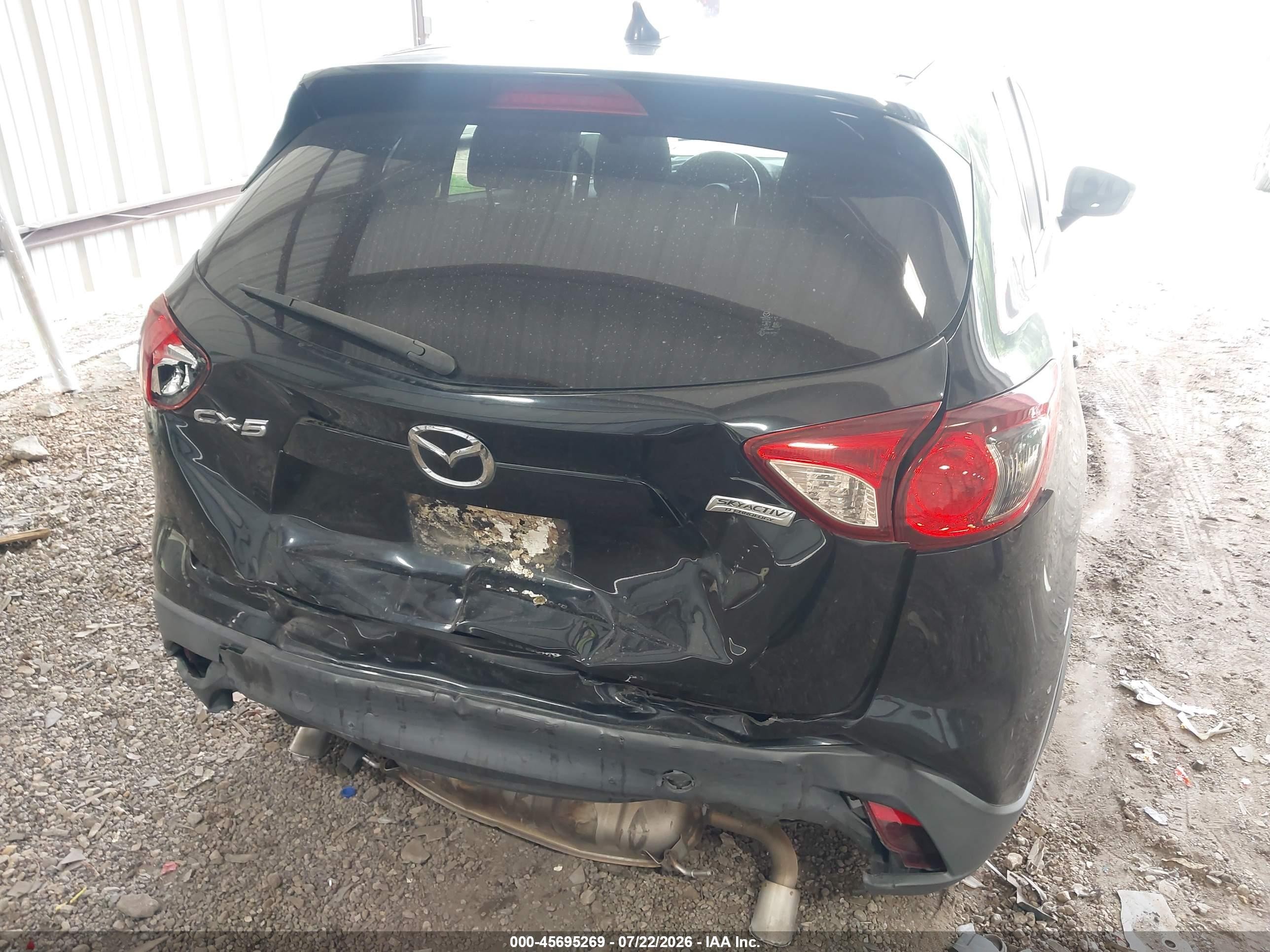2014 Mazda Cx-5 Touring Black vin: JM3KE2CY5E0415966