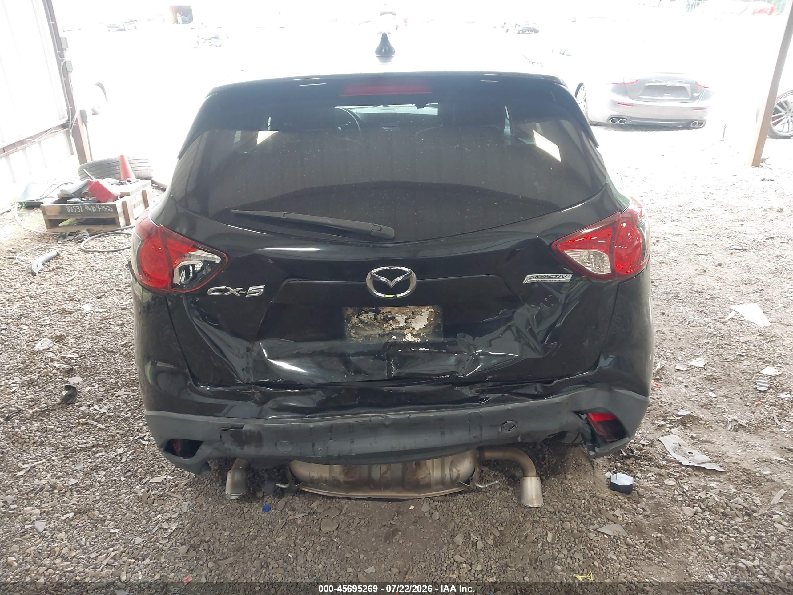 2014 Mazda Cx-5 Touring Black vin: JM3KE2CY5E0415966