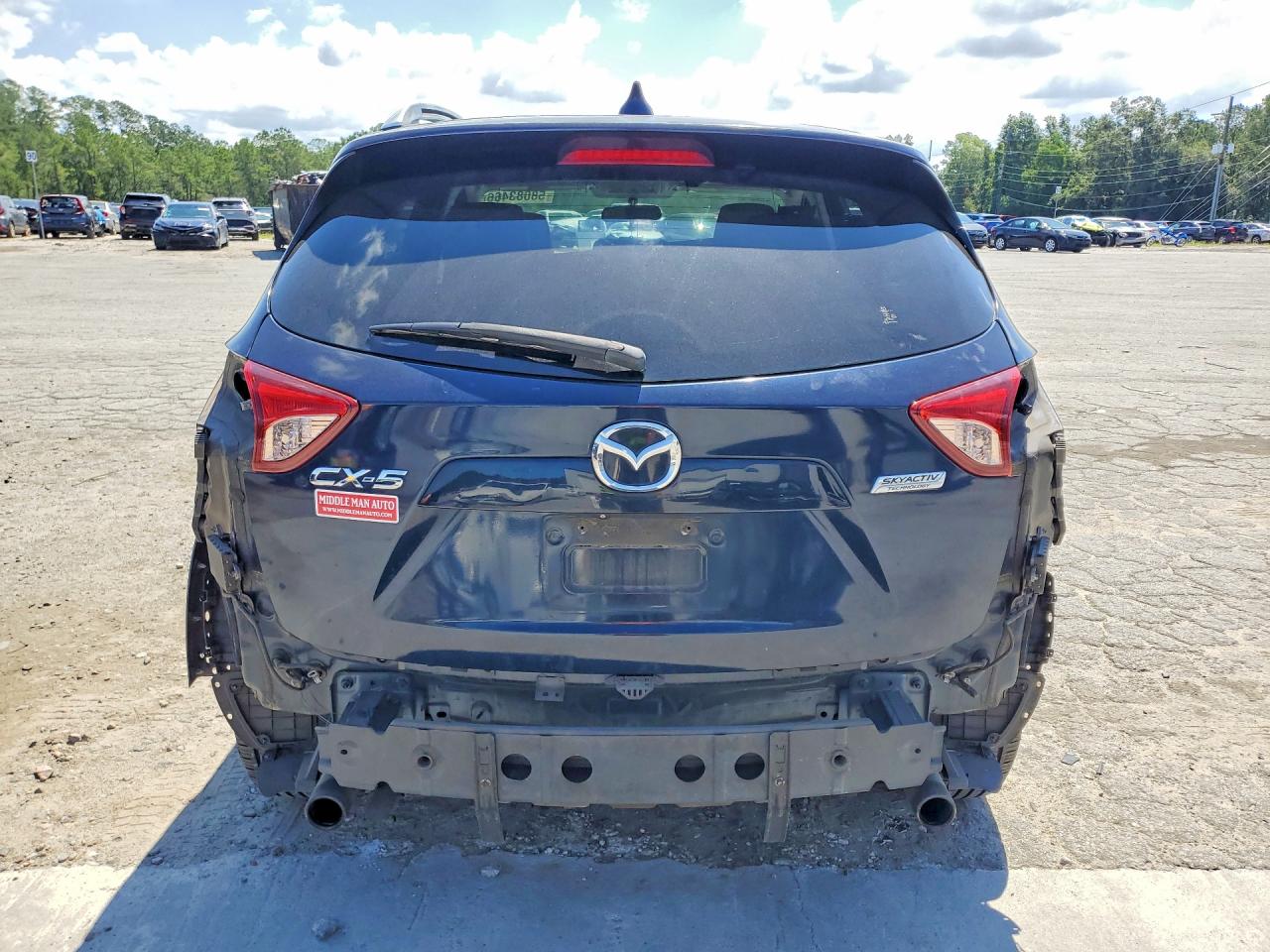 2014 Mazda Cx-5 Touring Blue vin: JM3KE2CY5E0416129