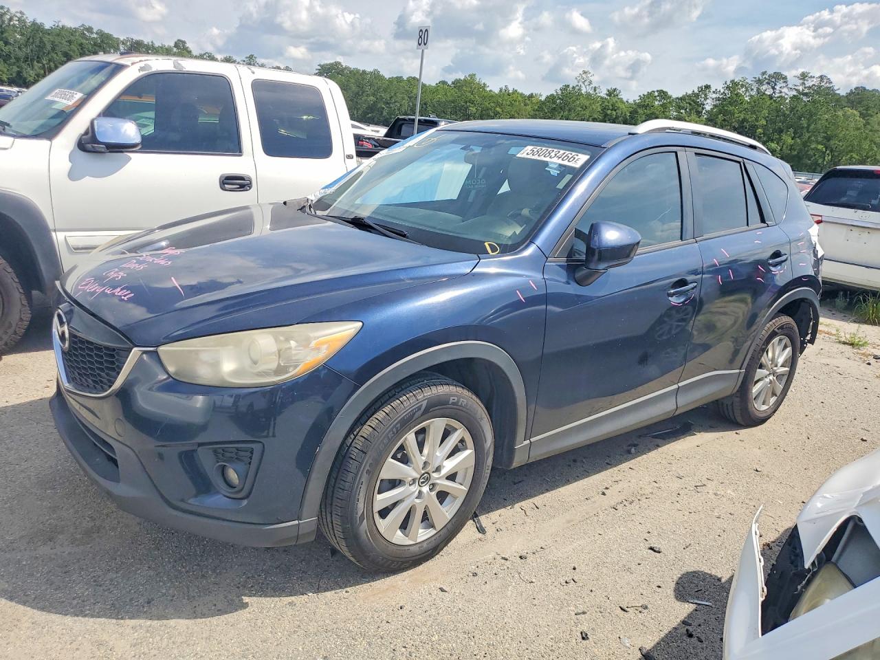 2014 Mazda Cx-5 Touring Blue vin: JM3KE2CY5E0416129