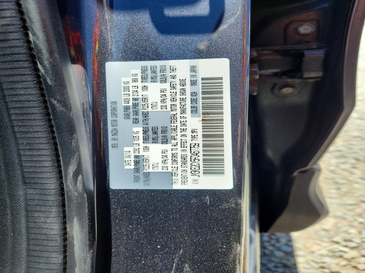 2015 Mazda Cx-5 Touring Gray vin: JM3KE2CY5F0467759