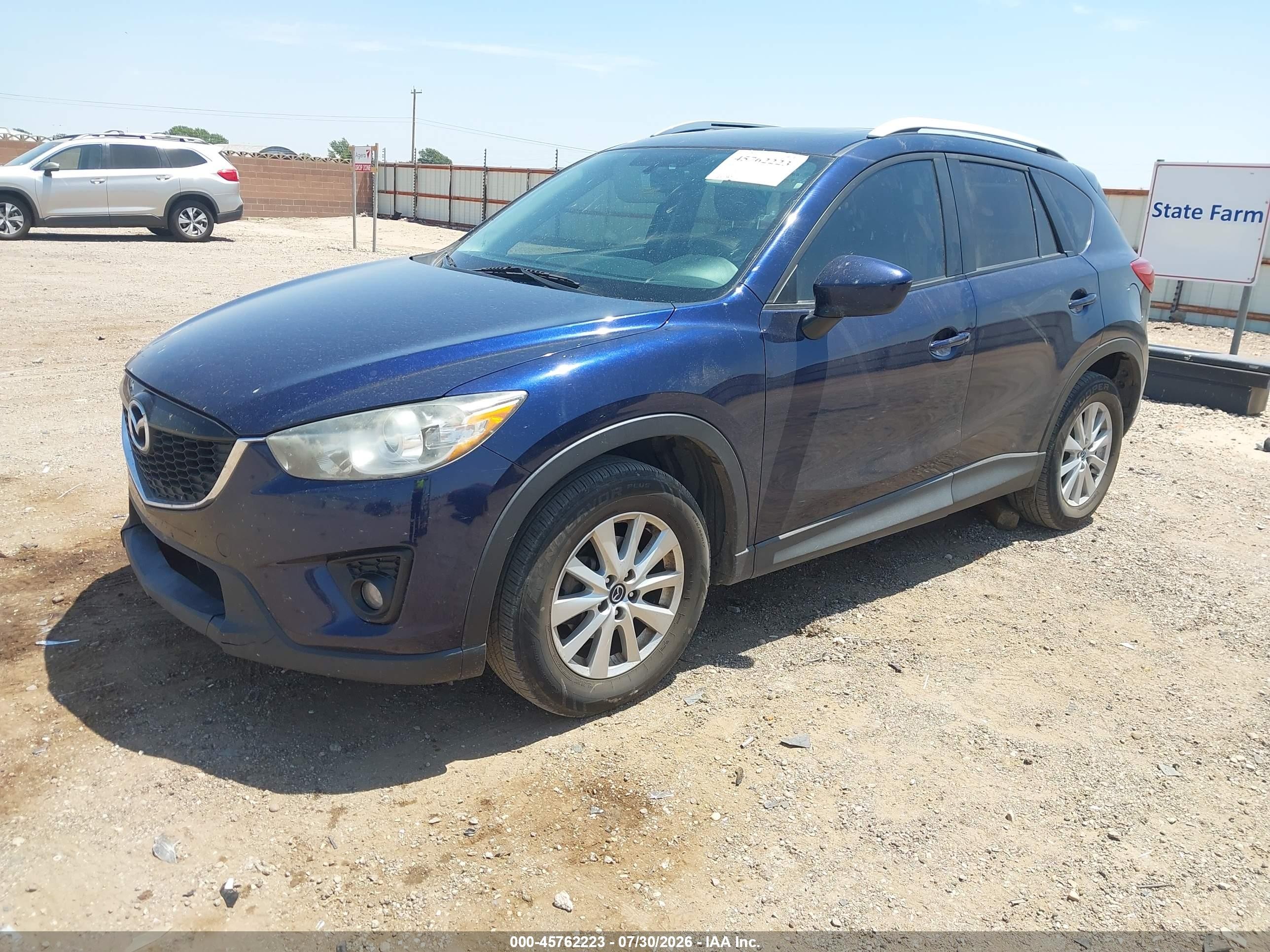 2014 Mazda Cx-5 Touring Blue vin: JM3KE2CY6E0306500