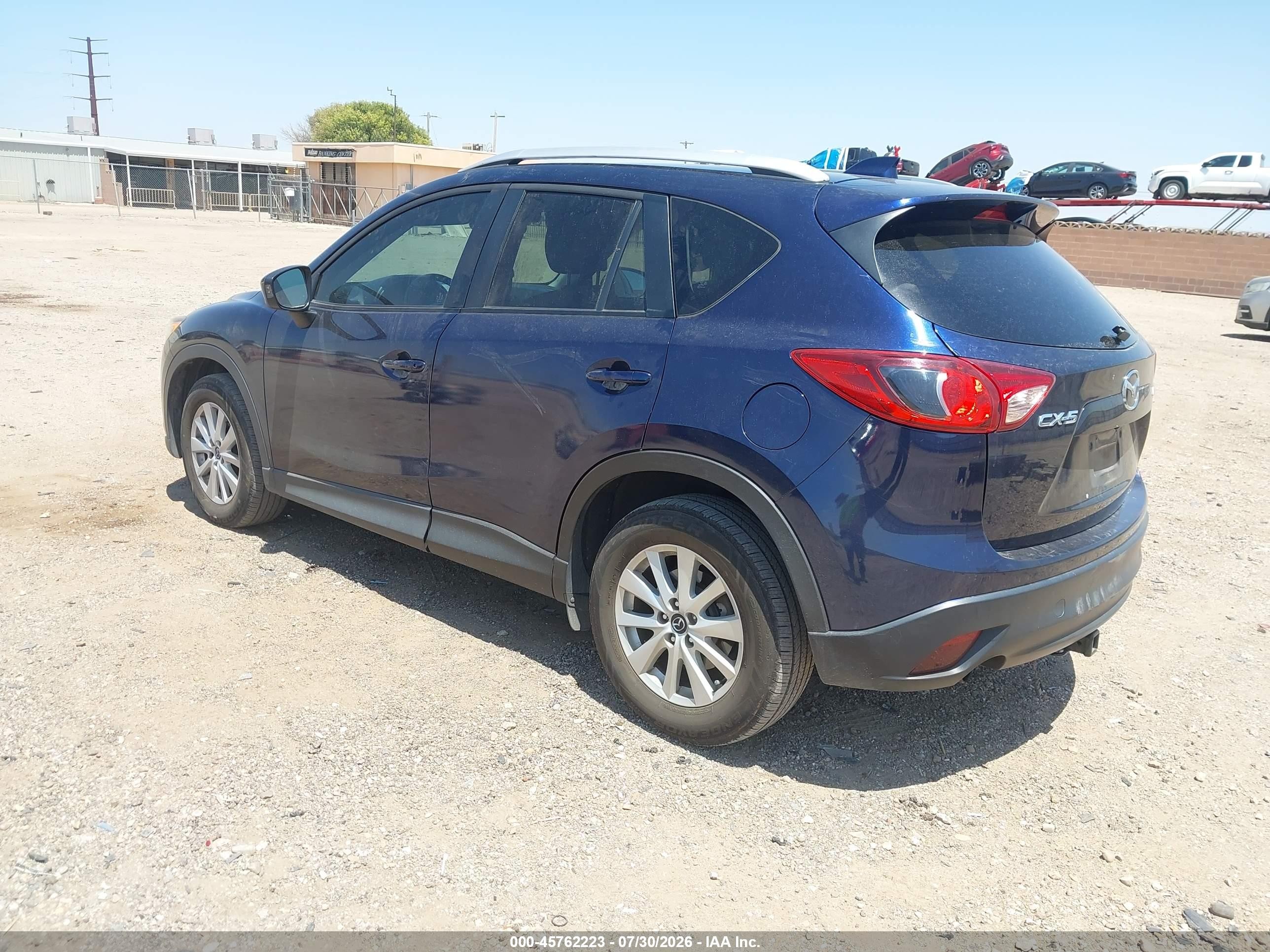 2014 Mazda Cx-5 Touring Blue vin: JM3KE2CY6E0306500