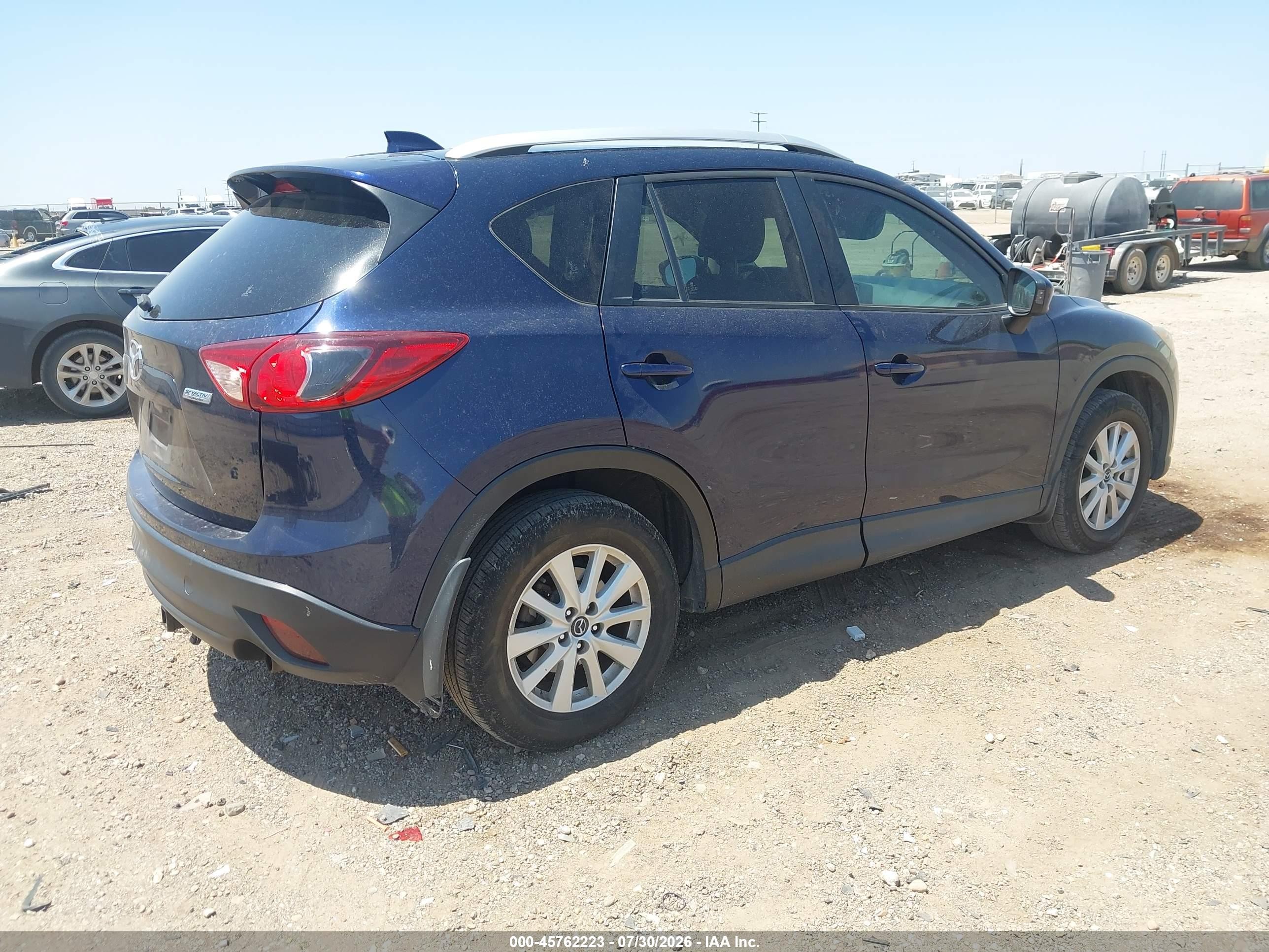 2014 Mazda Cx-5 Touring Blue vin: JM3KE2CY6E0306500