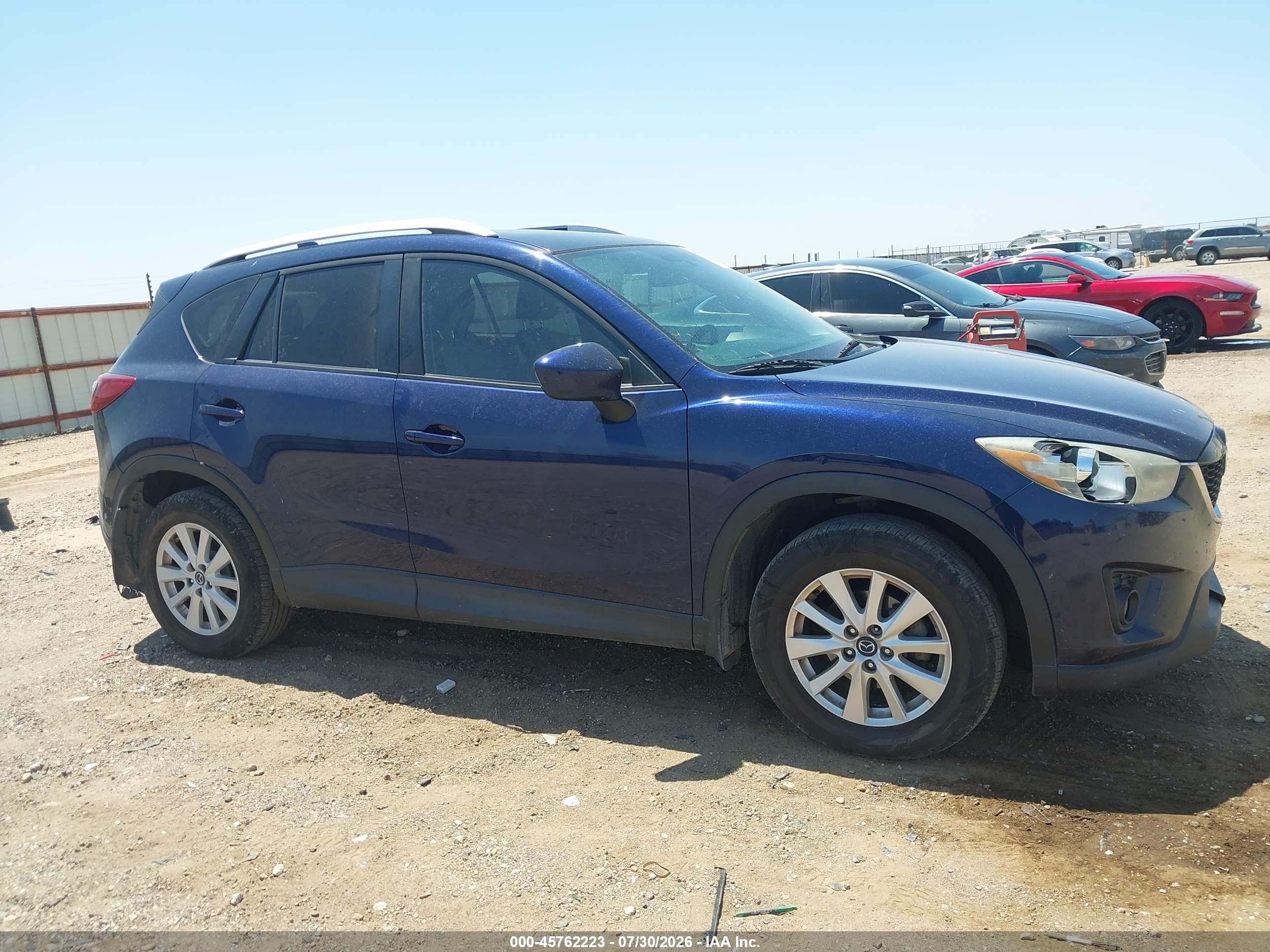 2014 Mazda Cx-5 Touring Blue vin: JM3KE2CY6E0306500