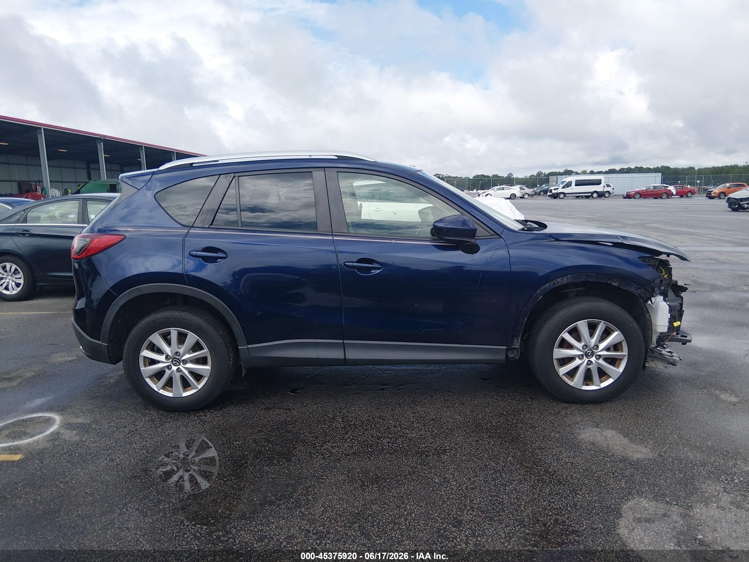 2014 Mazda Cx-5 Touring Blue vin: JM3KE2CY6E0306562