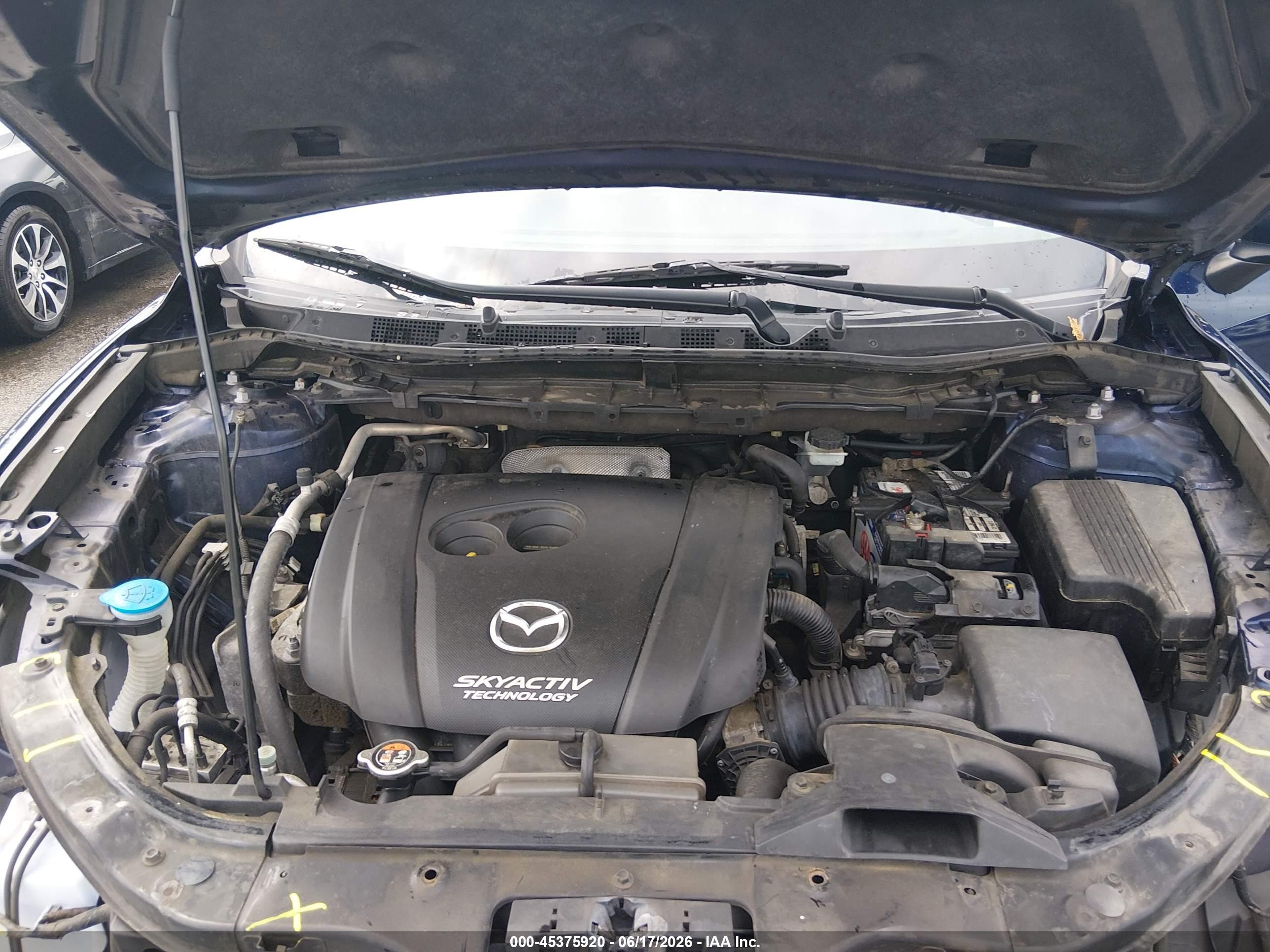 2014 Mazda Cx-5 Touring Blue vin: JM3KE2CY6E0306562