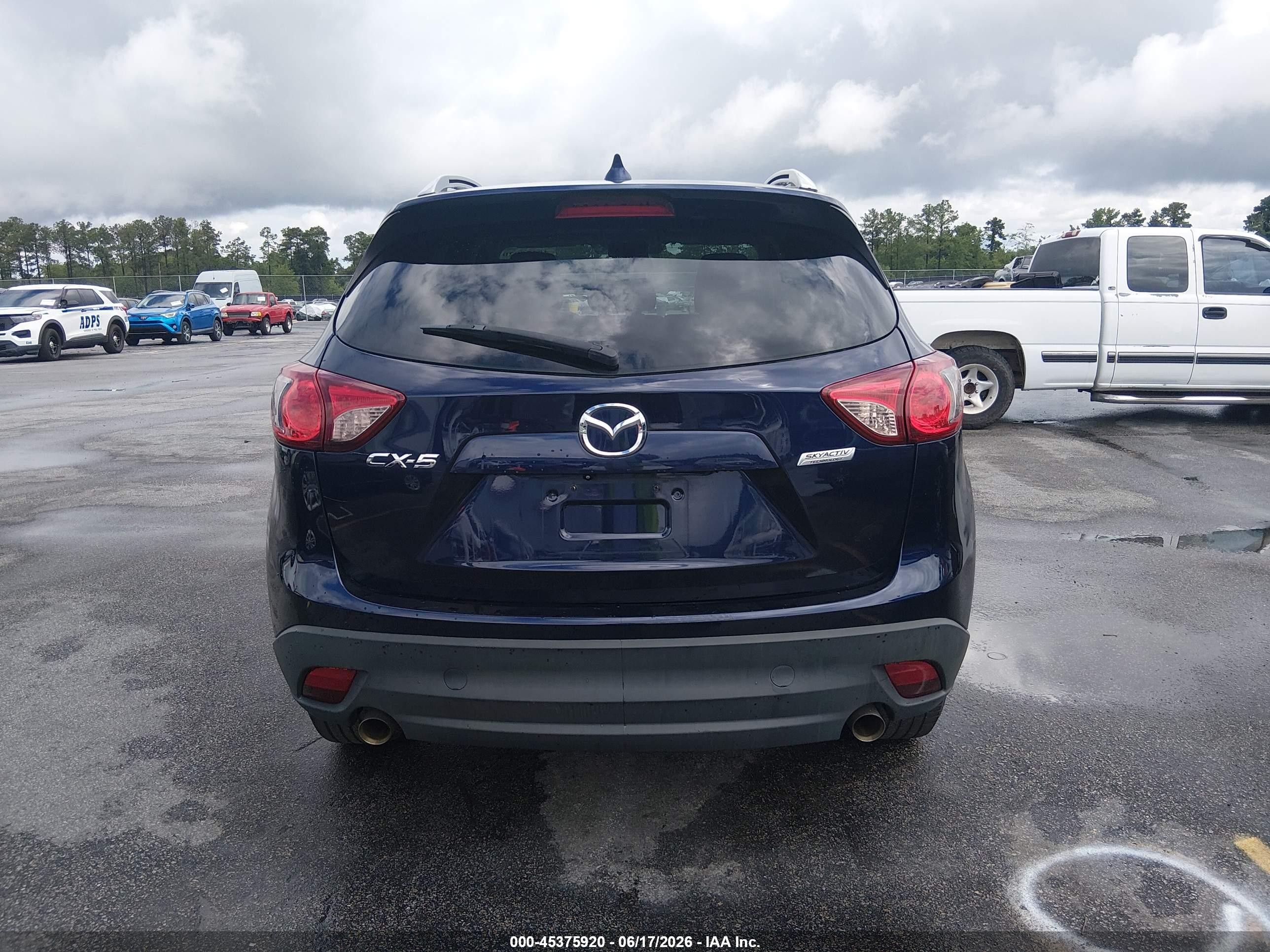 2014 Mazda Cx-5 Touring Blue vin: JM3KE2CY6E0306562