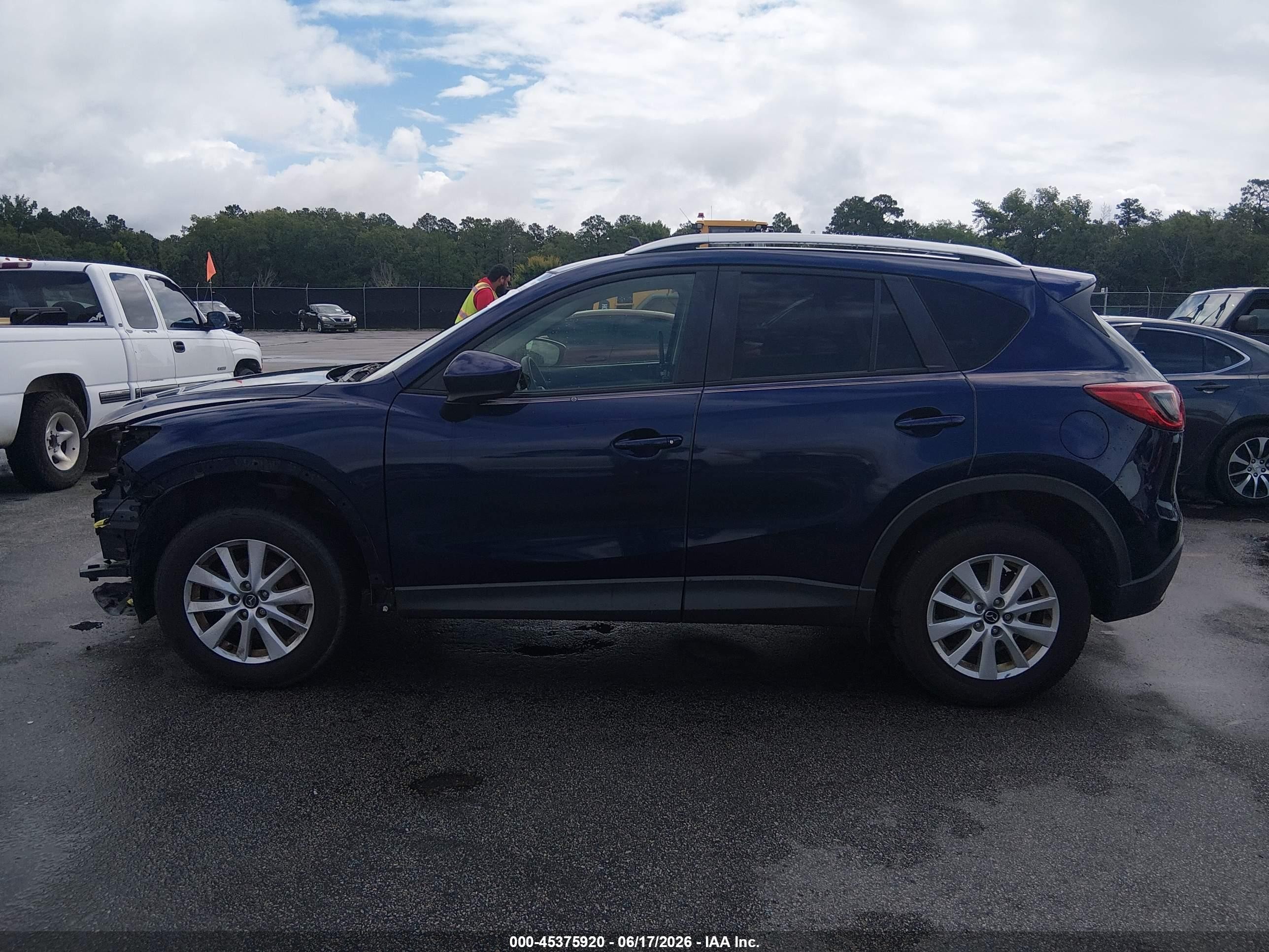 2014 Mazda Cx-5 Touring Blue vin: JM3KE2CY6E0306562
