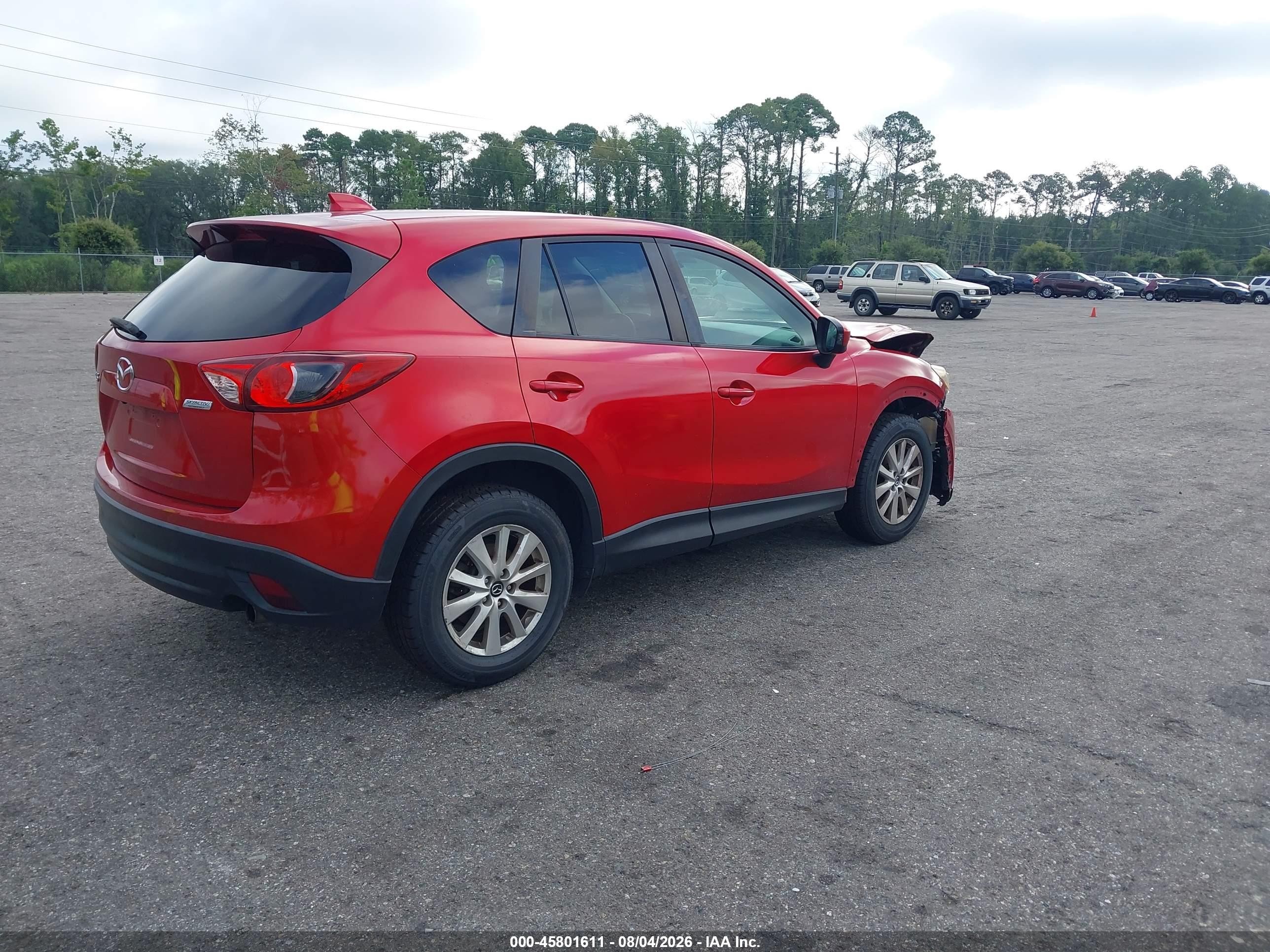 2014 Mazda Cx-5 Touring Red vin: JM3KE2CY6E0326133