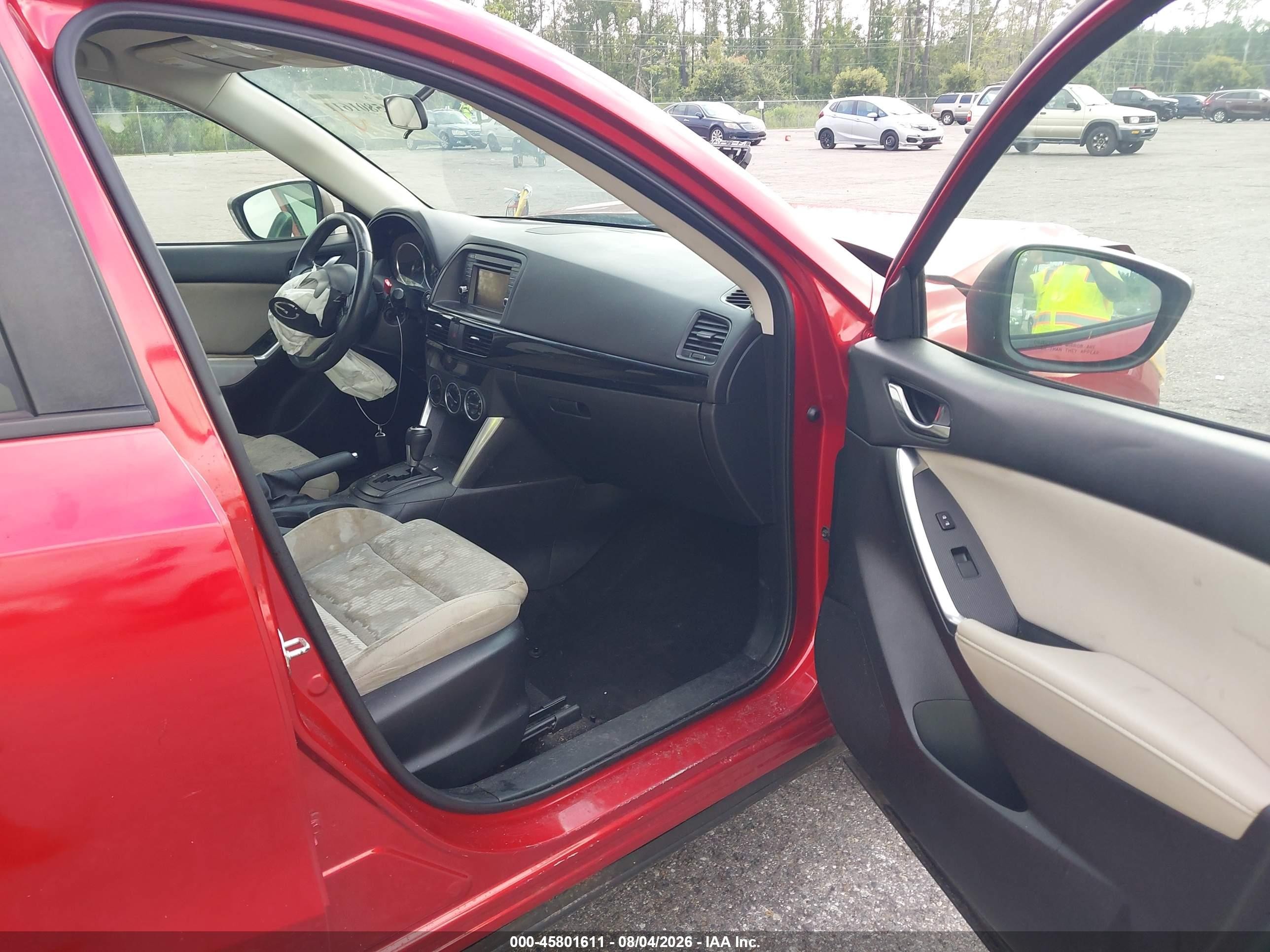 2014 Mazda Cx-5 Touring Red vin: JM3KE2CY6E0326133
