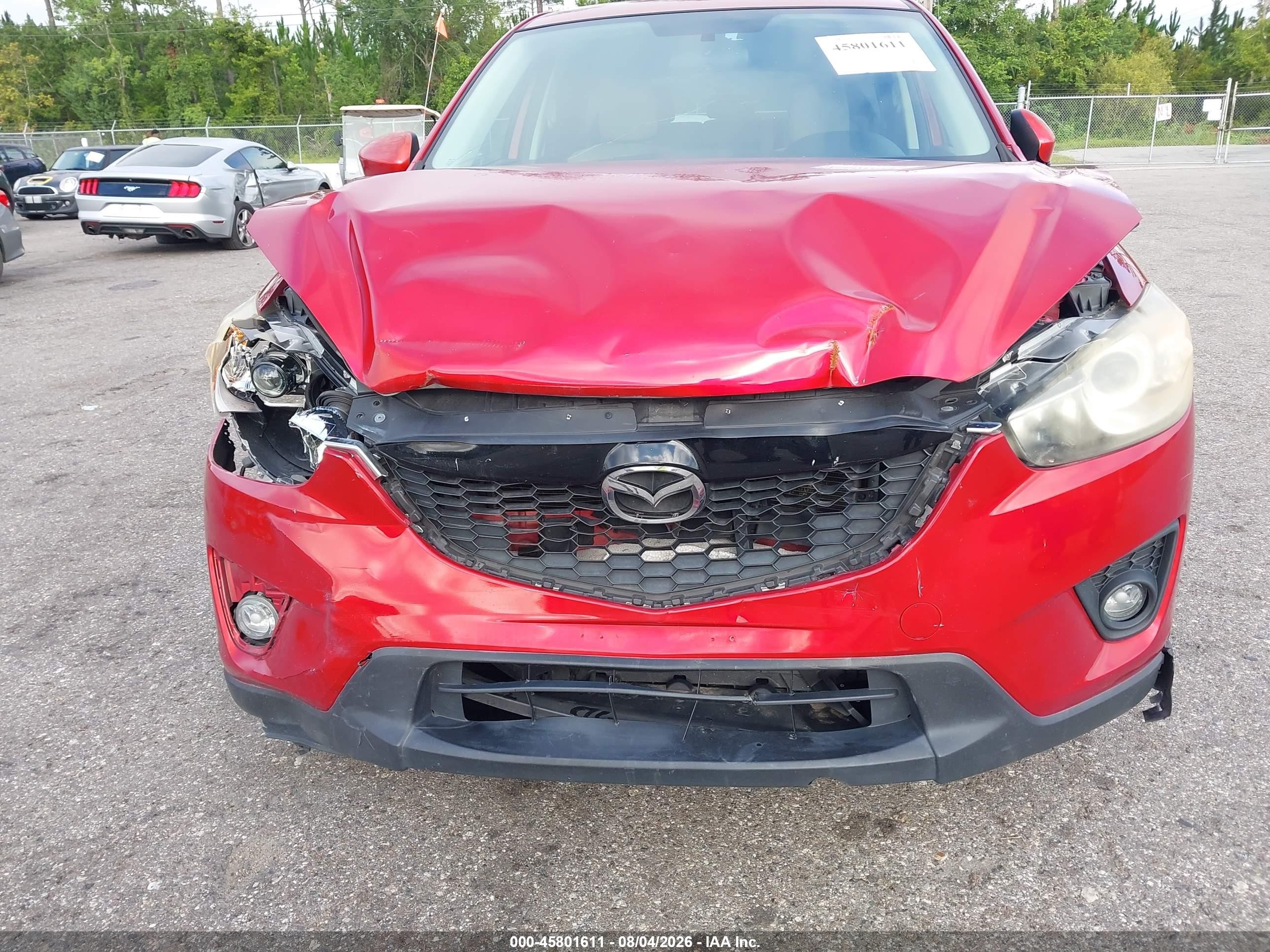 2014 Mazda Cx-5 Touring Red vin: JM3KE2CY6E0326133