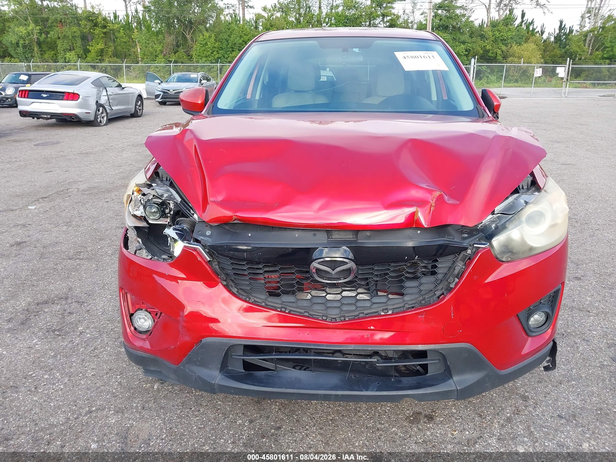 2014 Mazda Cx-5 Touring Red vin: JM3KE2CY6E0326133