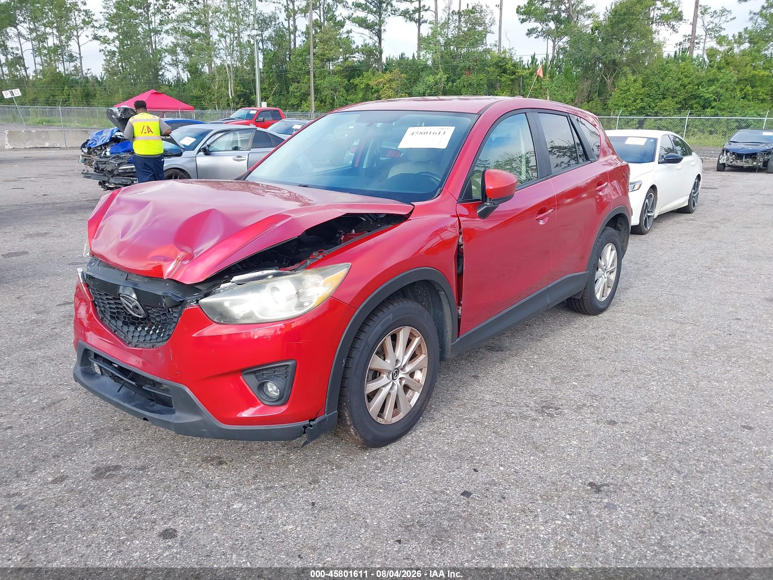 2014 Mazda Cx-5 Touring Red vin: JM3KE2CY6E0326133