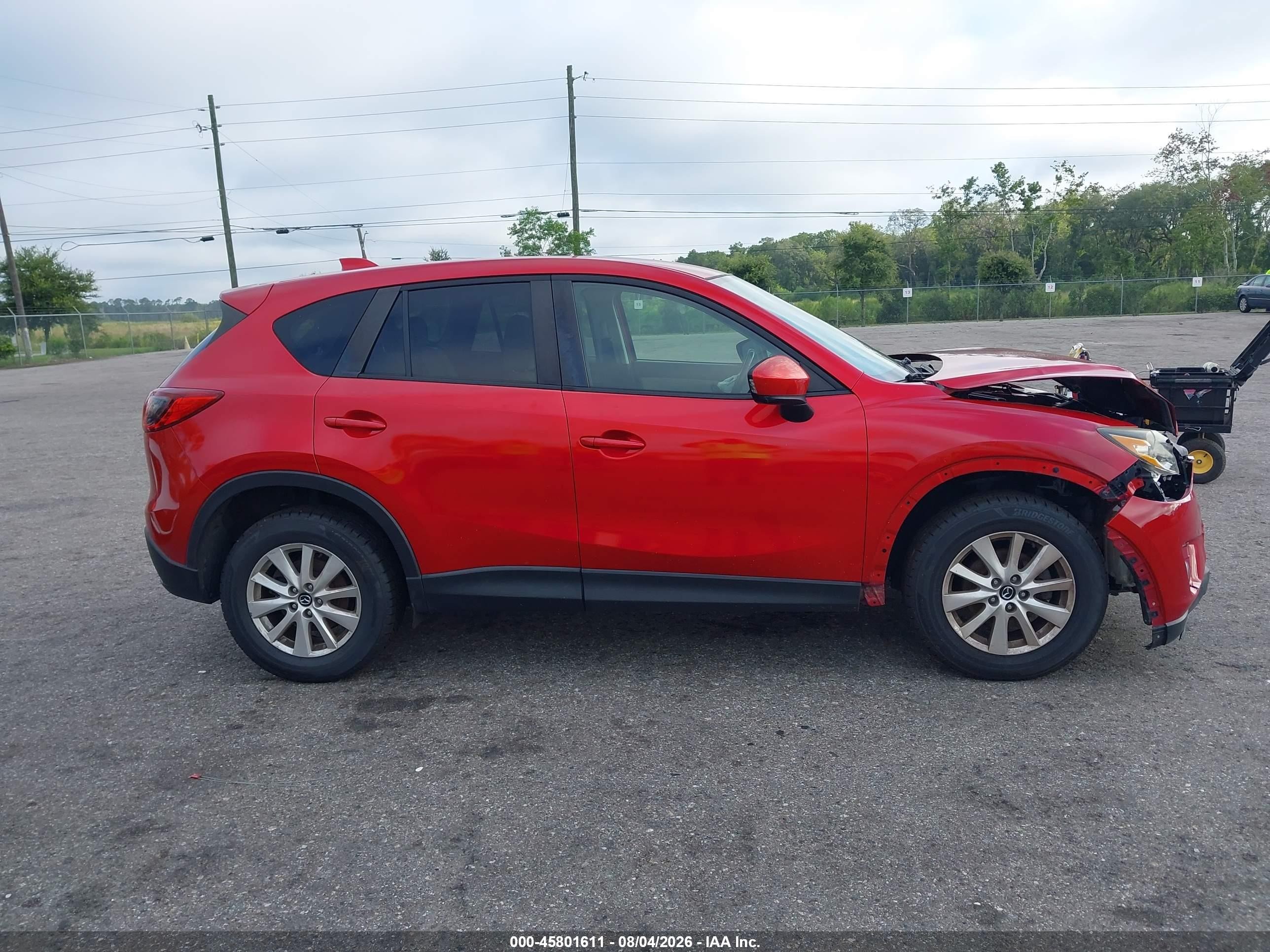 2014 Mazda Cx-5 Touring Red vin: JM3KE2CY6E0326133