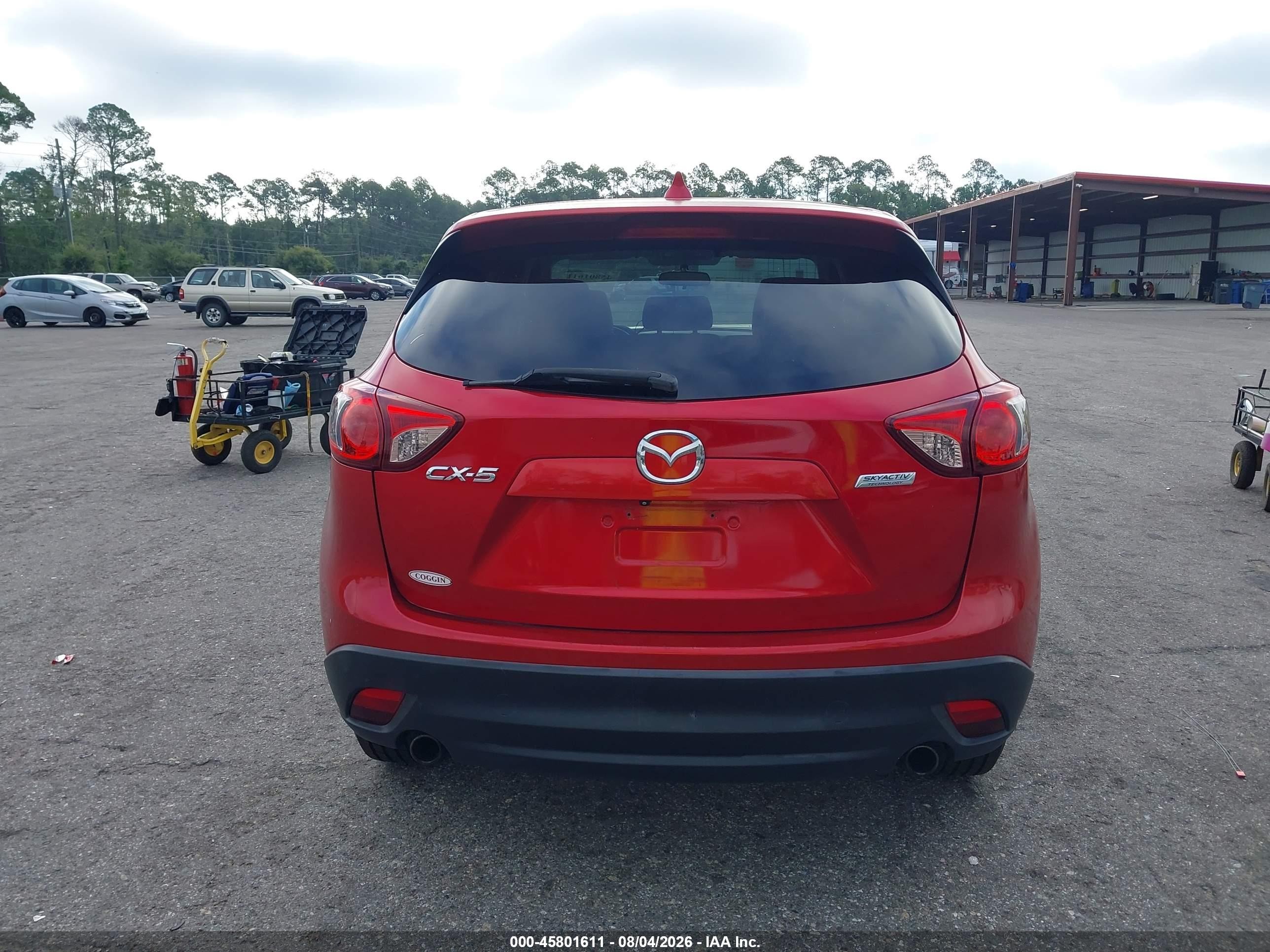 2014 Mazda Cx-5 Touring Red vin: JM3KE2CY6E0326133