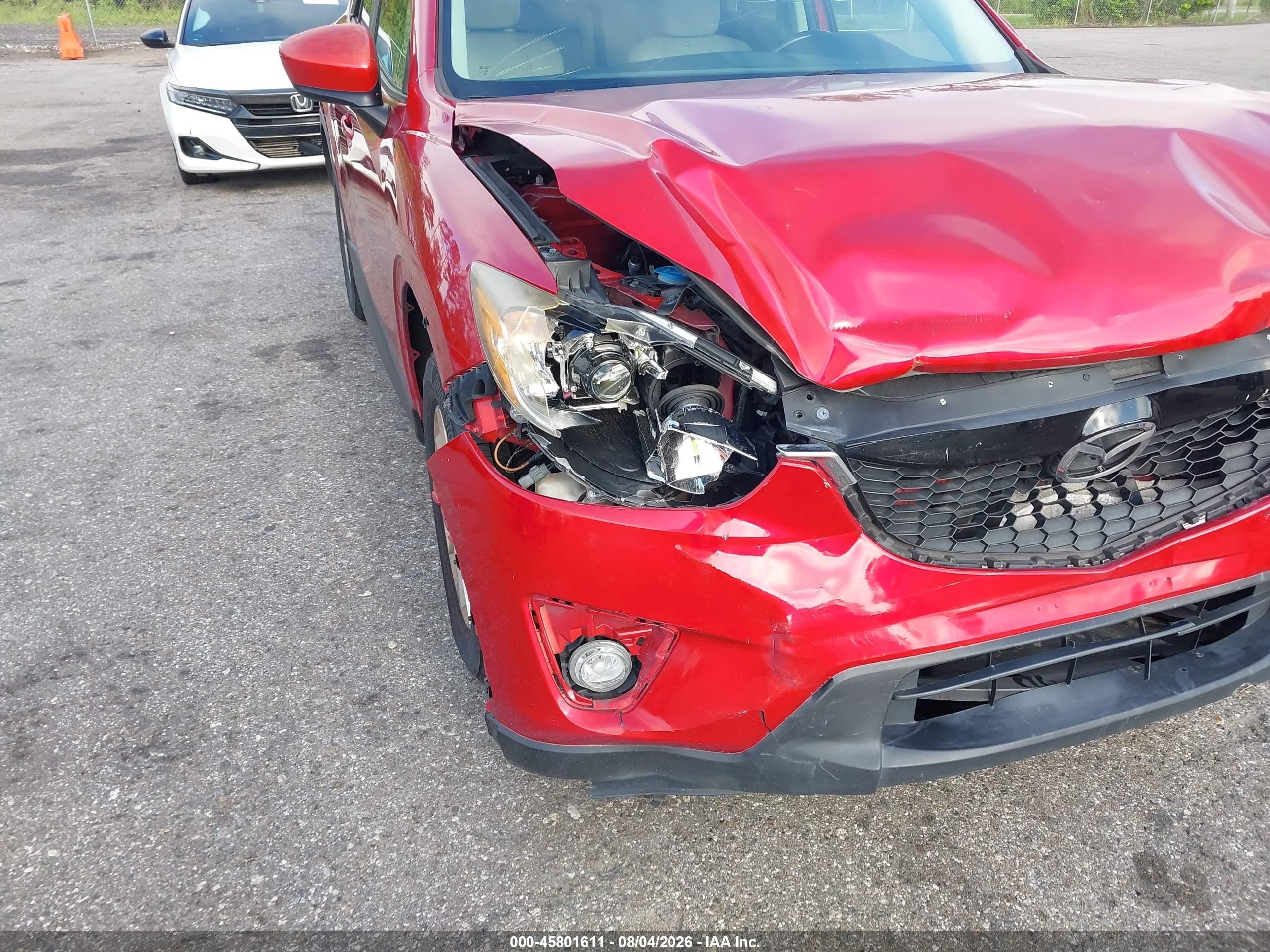 2014 Mazda Cx-5 Touring Red vin: JM3KE2CY6E0326133