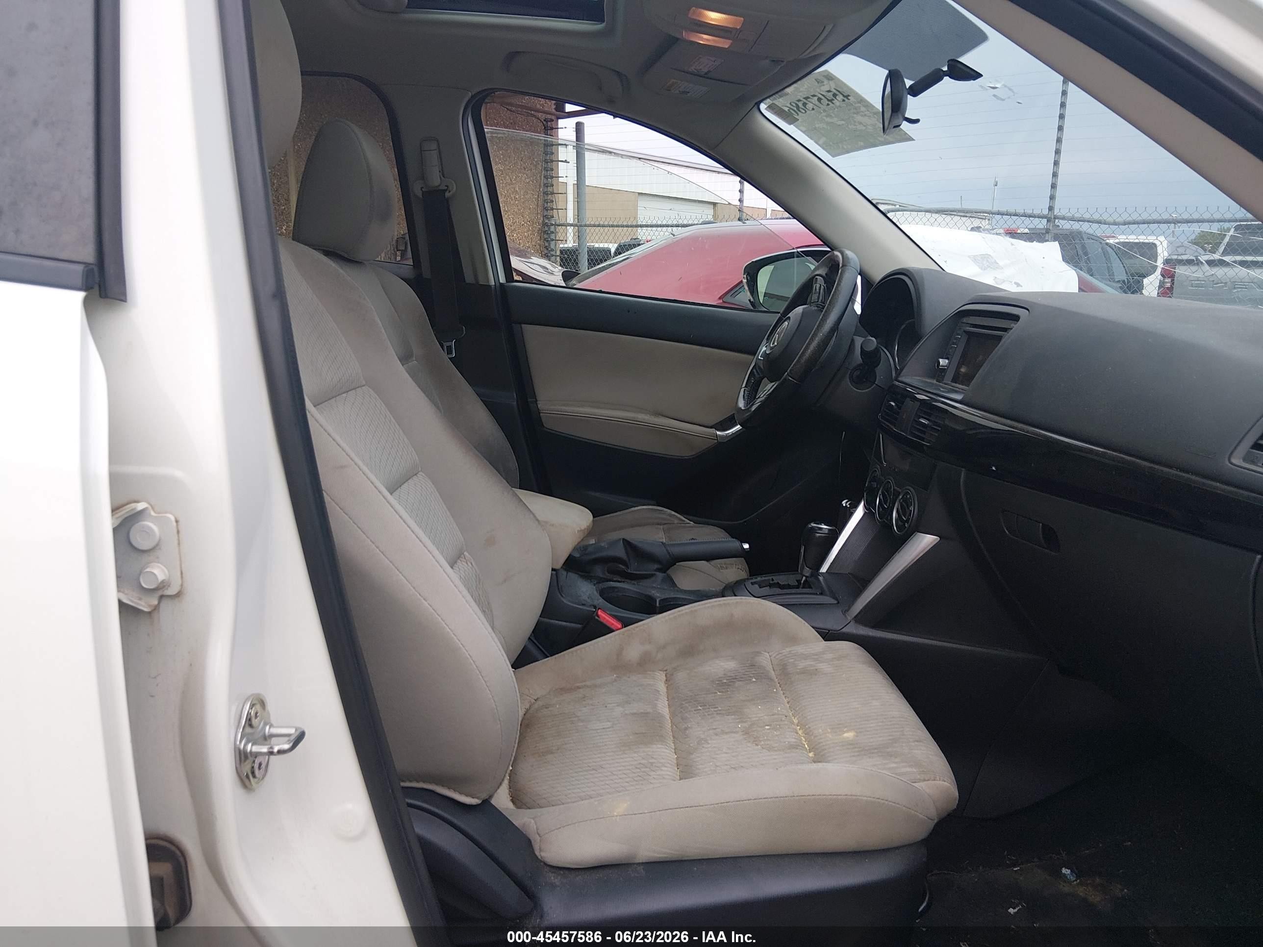 2014 Mazda Cx-5 Touring White vin: JM3KE2CY6E0330151