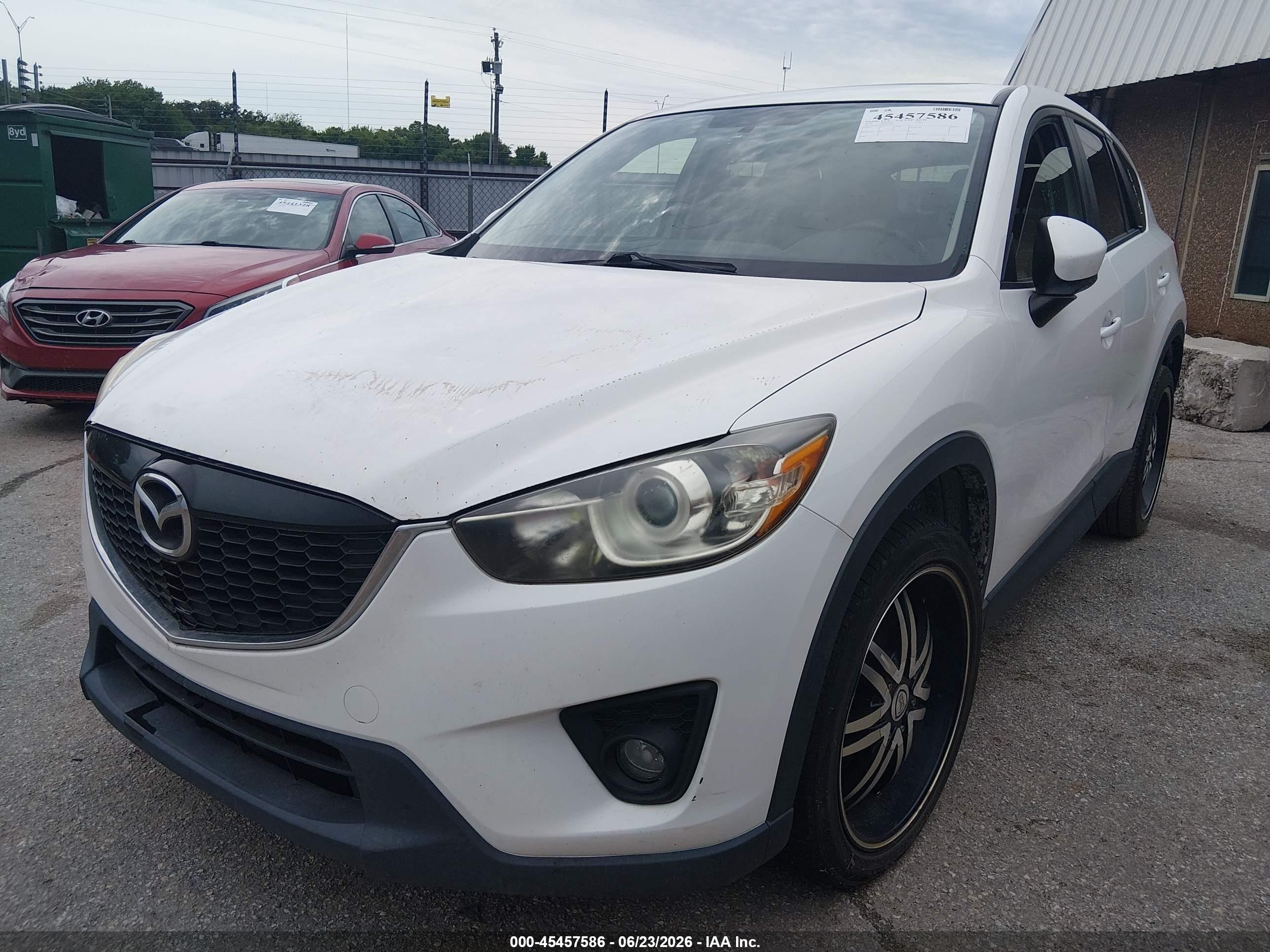 2014 Mazda Cx-5 Touring White vin: JM3KE2CY6E0330151