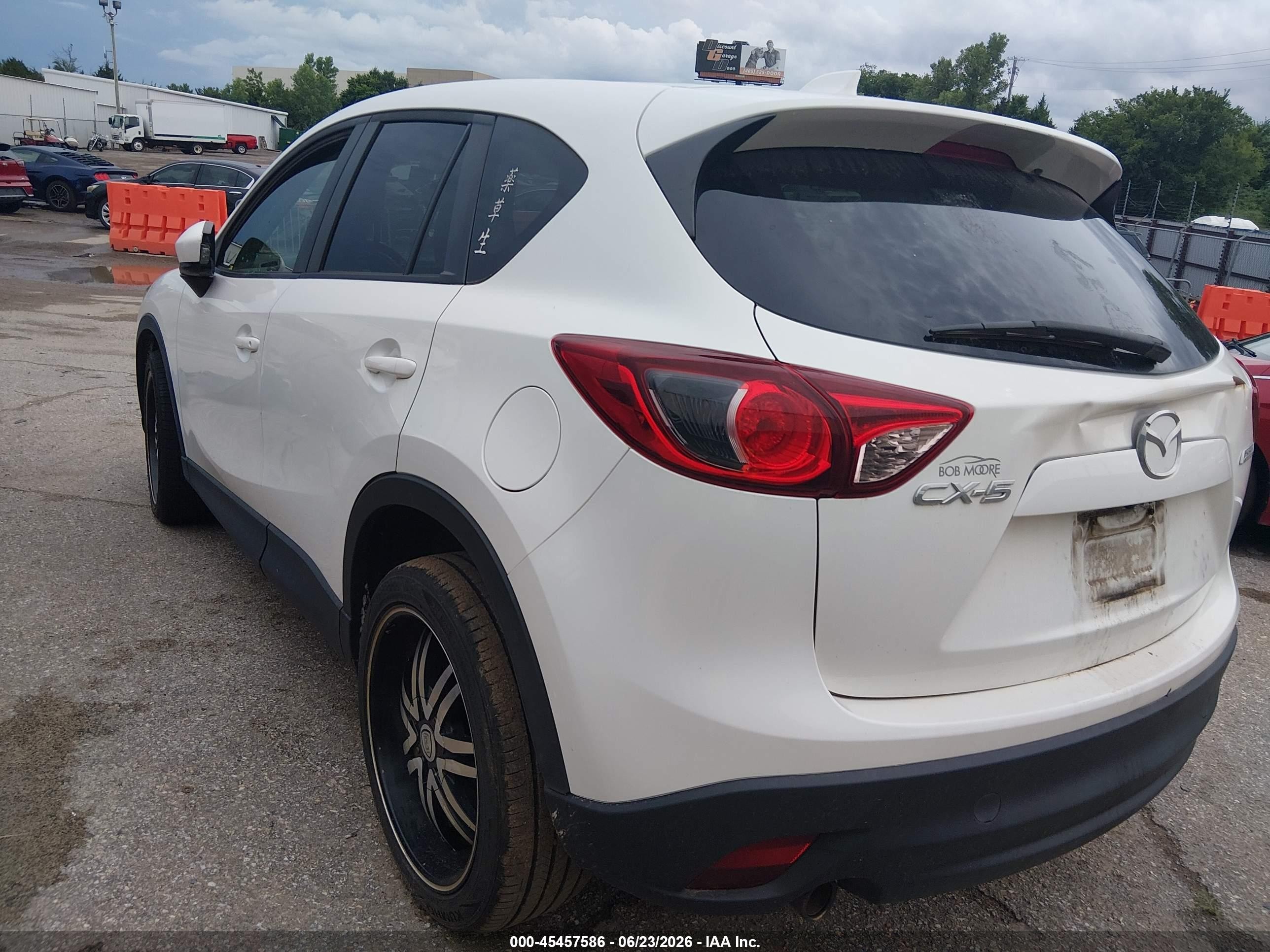 2014 Mazda Cx-5 Touring White vin: JM3KE2CY6E0330151